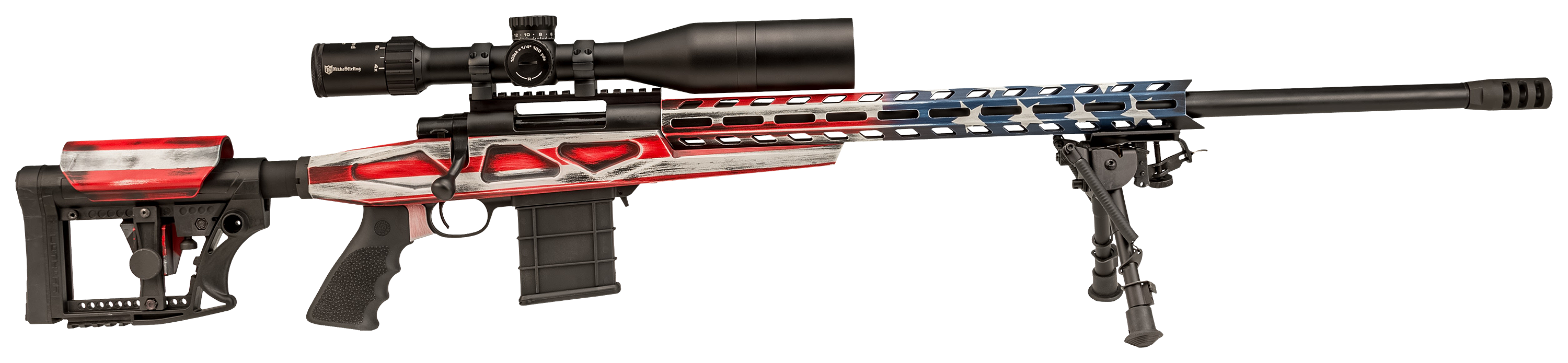 Howa M1500 APC Chassis Bolt-Action Rifle with Scope