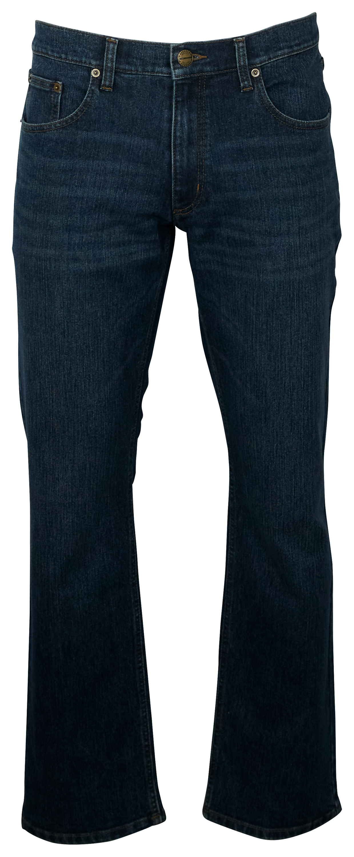 Image of RedHead Relaxed Flex Denim Jeans for Men - Medium Wash - 38x31