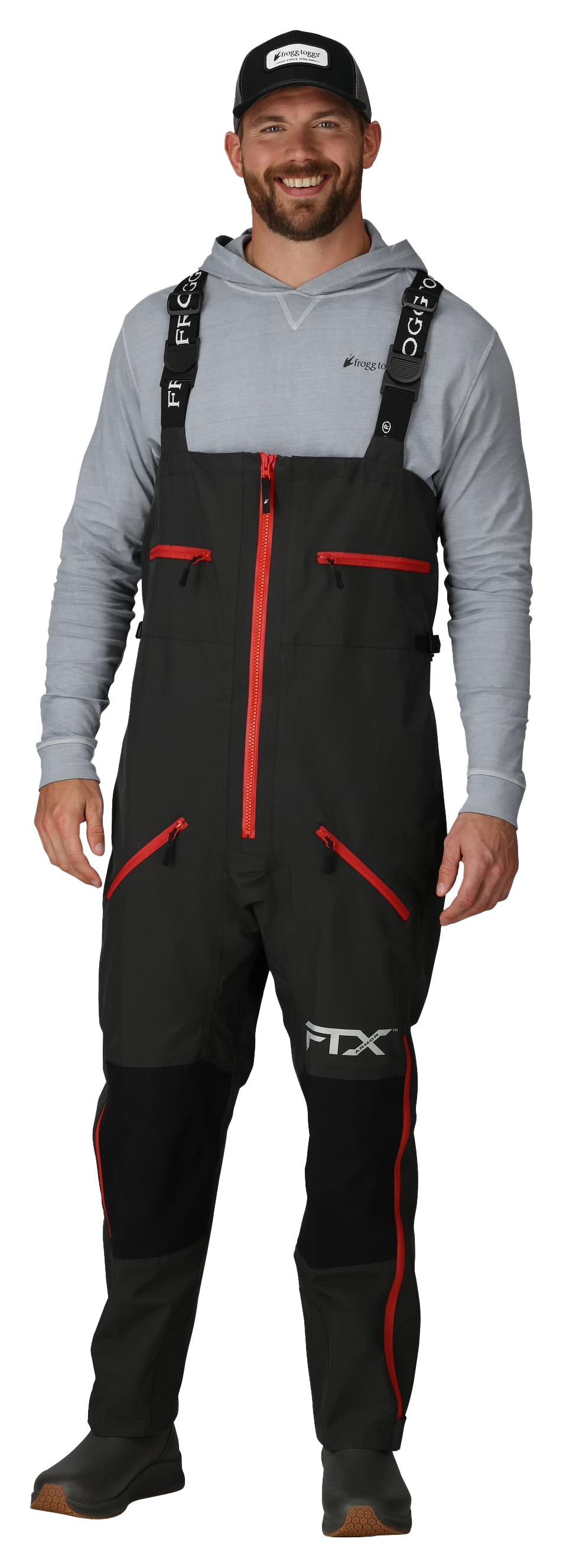 Frogg Toggs FTX Armor Bibs for Men - Dark Graphite - M