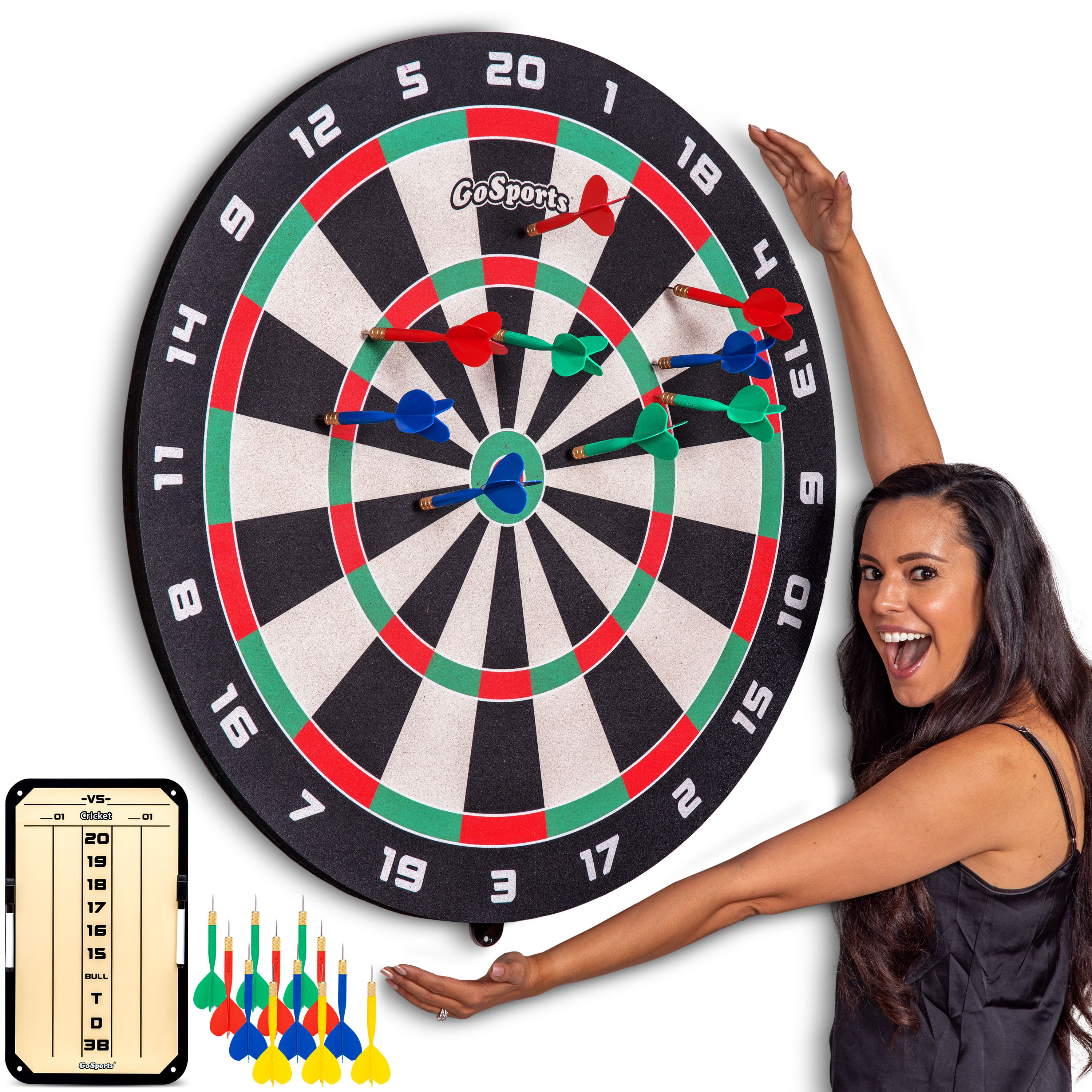 GoSports 3' Giant Dartboard Set