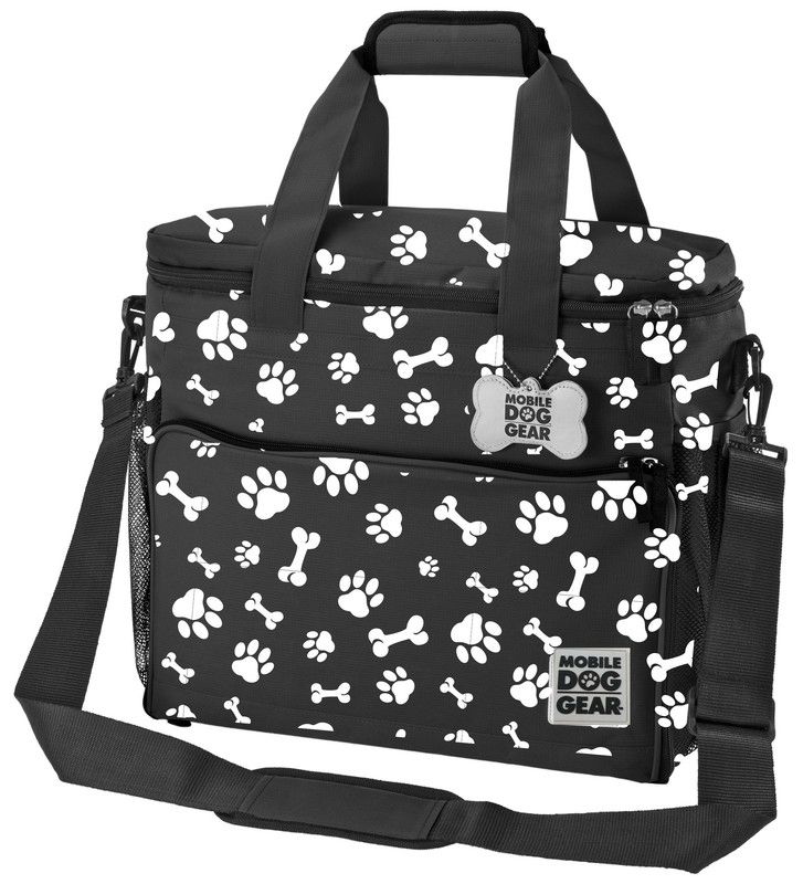 Mobile Dog Gear Week Away Tote Bag for Large Dogs - Black/White - Mobile Dog Gear