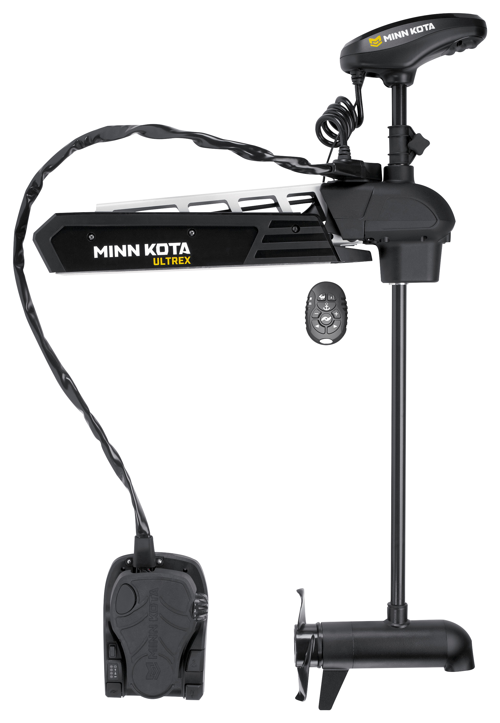 Minn Kota Ultrex Freshwater Trolling Motor with Dual Spectrum CHIRP Sonar and Micro Remote - 24V - 80-lb Thrust - 45" Shaft