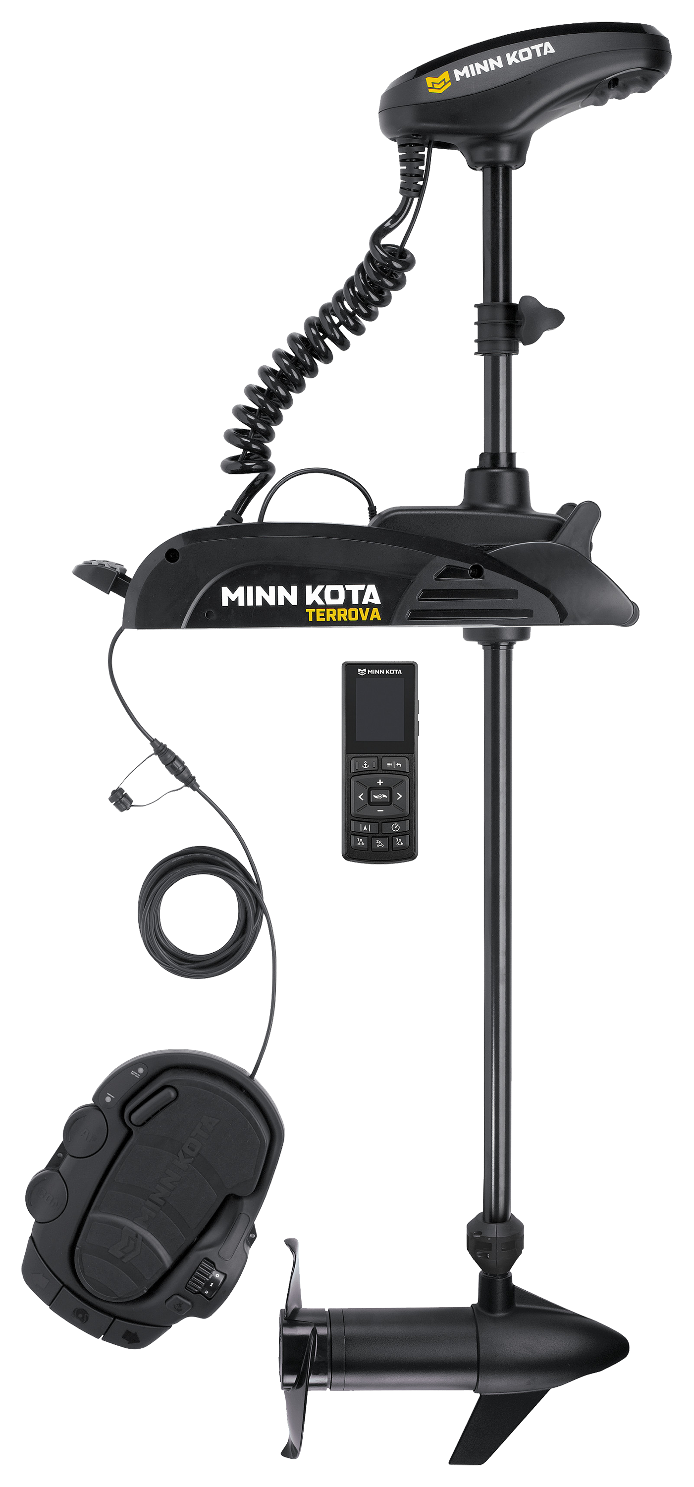 Image of Minn Kota Terrova Freshwater Trolling Motor w/Dual Spectrum CHIRP Sonar and Wireless Remote - 12V - 55-lb. Thrust - 45' Shaft