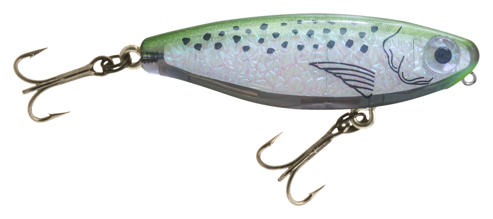 Image of MirrOlure Duke Dog - Bayou Shiner - 3-1/2″ - 3/4 oz.