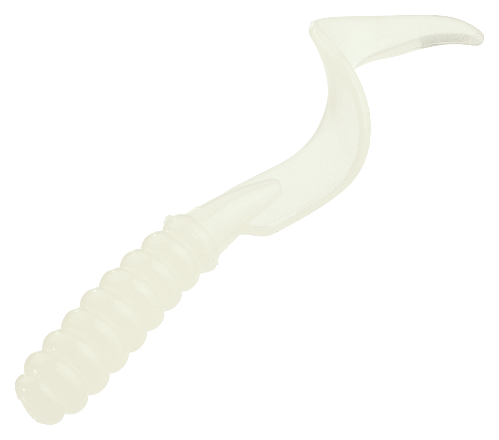 Bass Pro Shops Bass Pro Shops Action Tail Grub - 4' - Glow - $4.99 at Cabela's Program