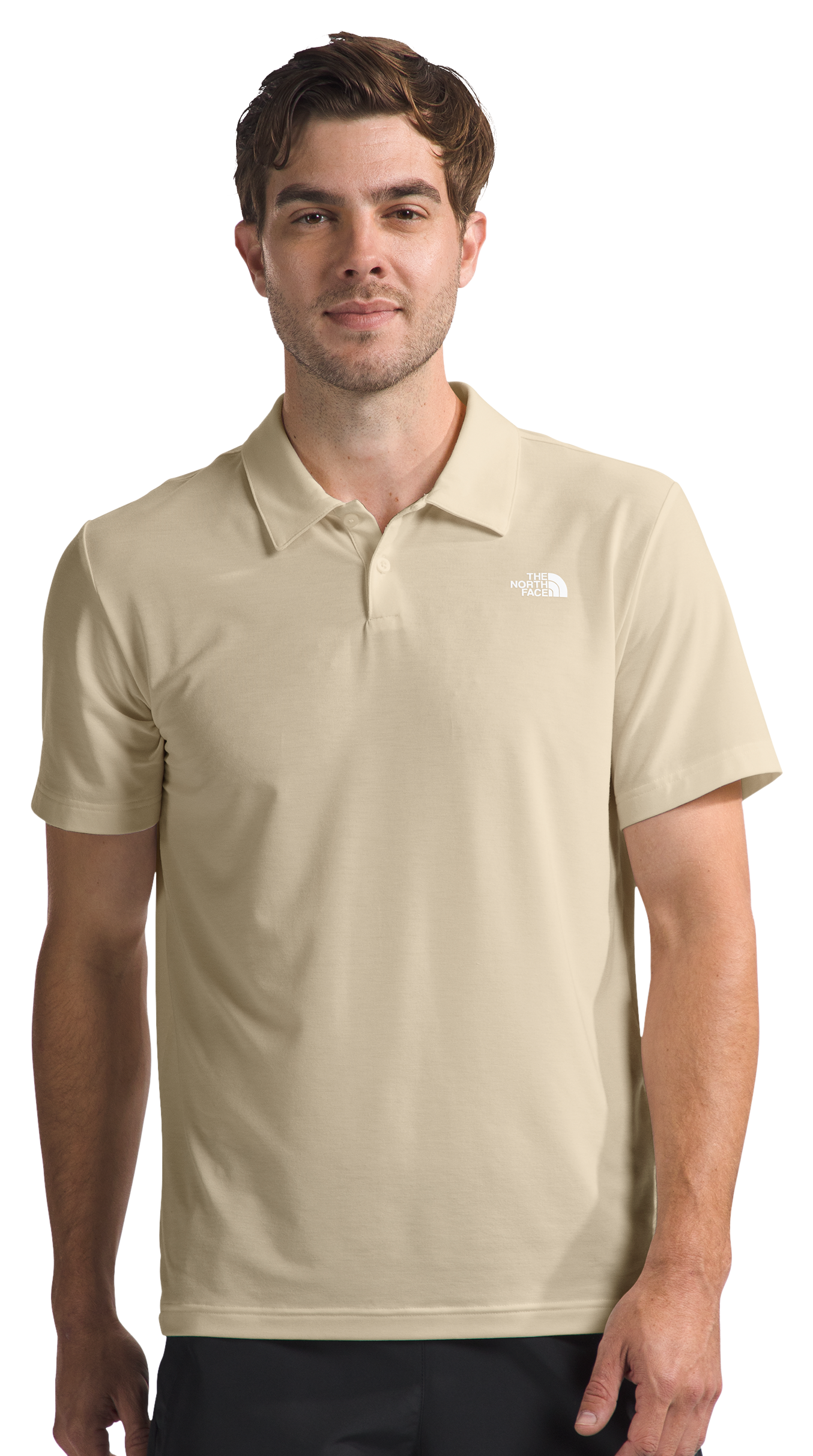 Image of The North Face Adventure Short-Sleeve Polo for Men - Gravel - S