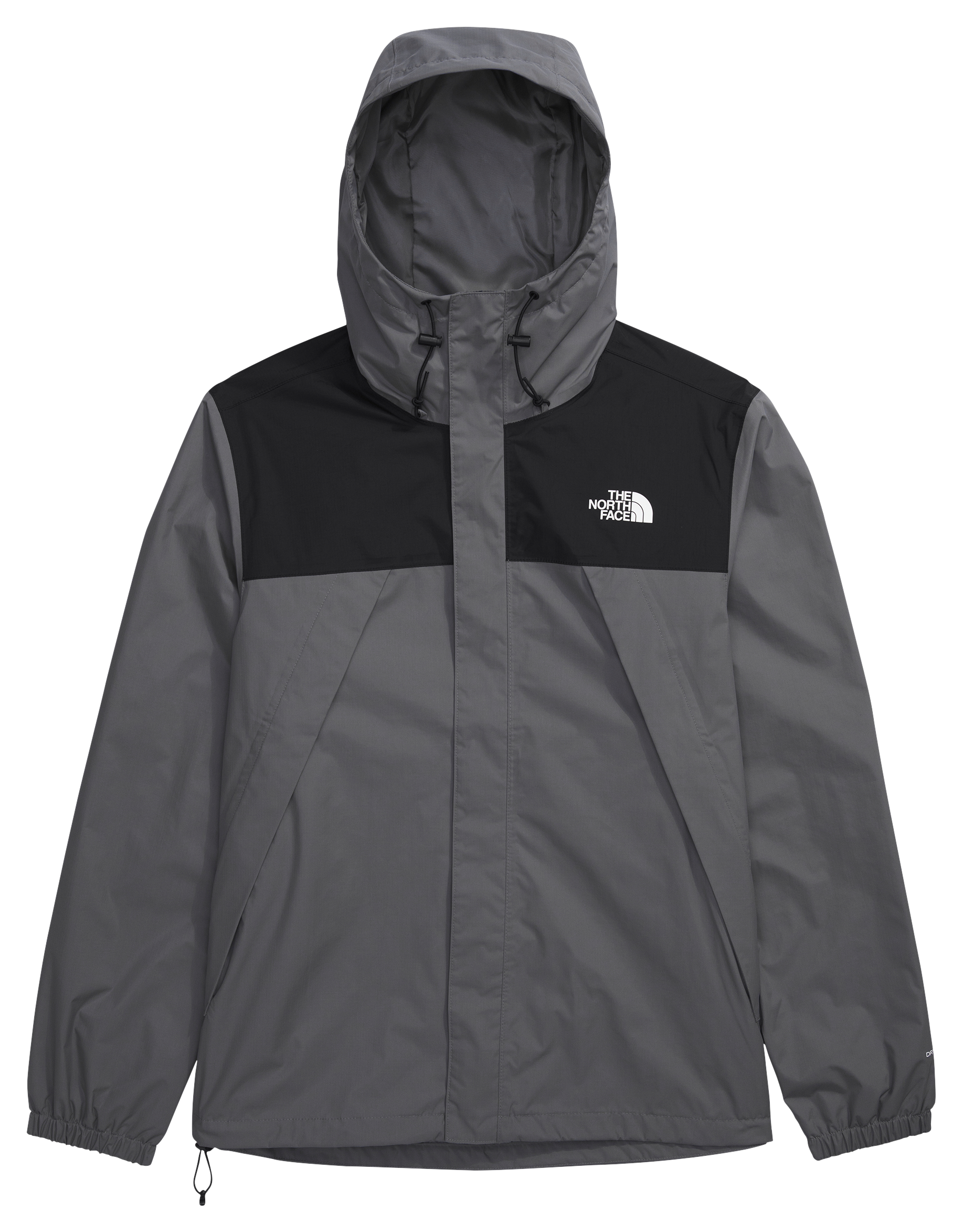 Image of The North Face Antora Jacket for Men - Smoke Pearl/TNF Black - L