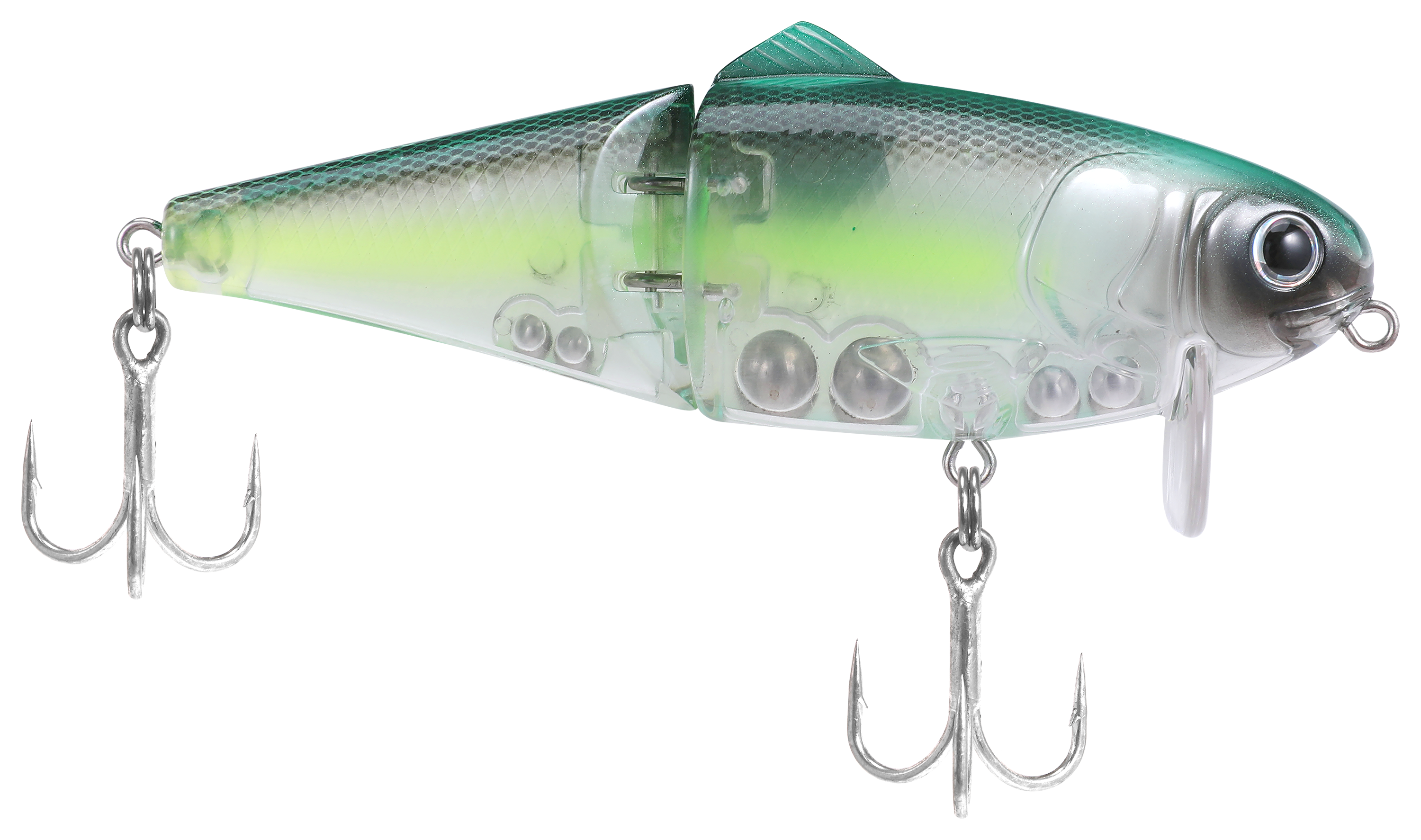 Image of FishLab Bio-Shad Wake Bait - Chartreuse Shad - 6″