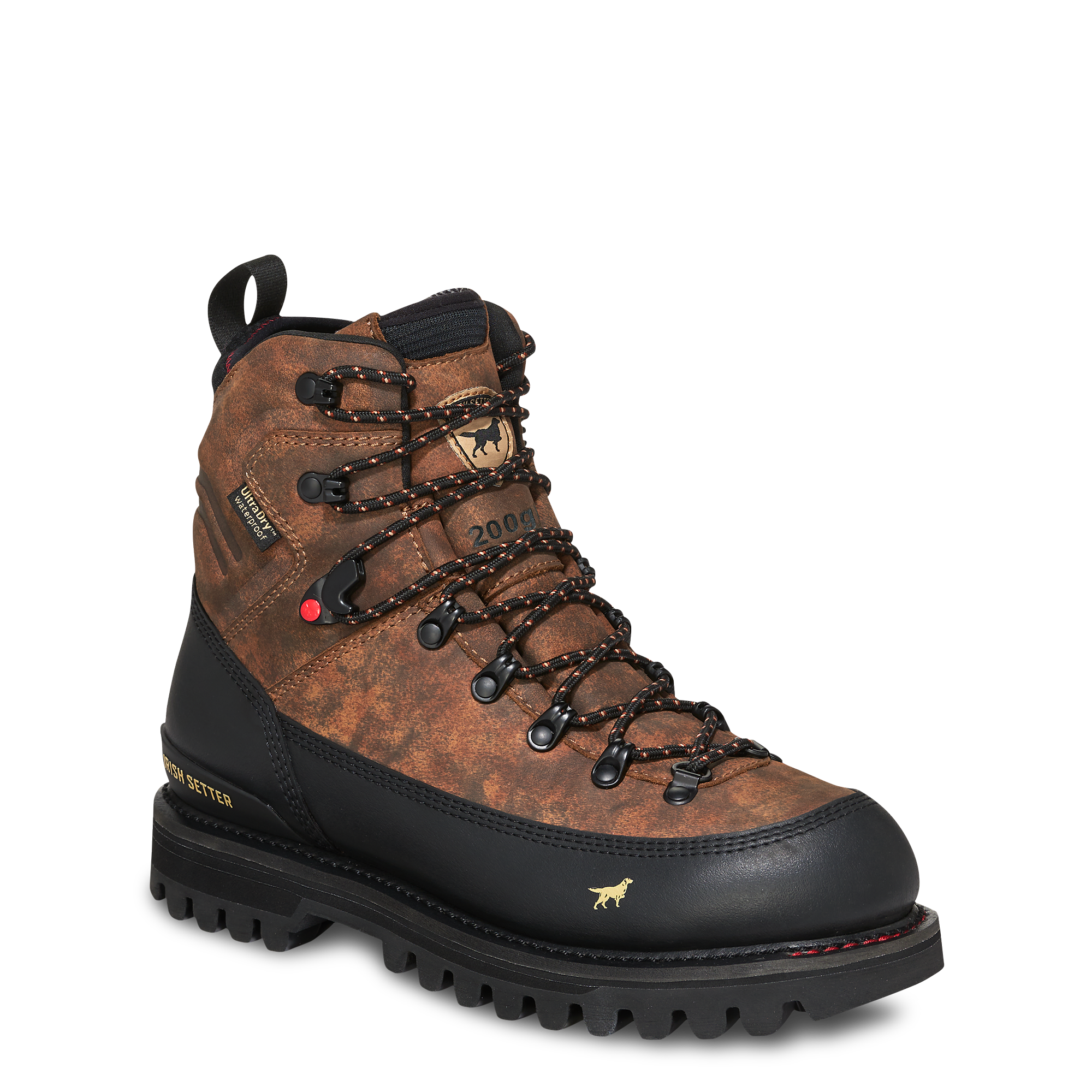 Image of Irish Setter Elk Tracker XD 8' Insulated Waterproof Hunting Boots for Men - Field Camo - 10M