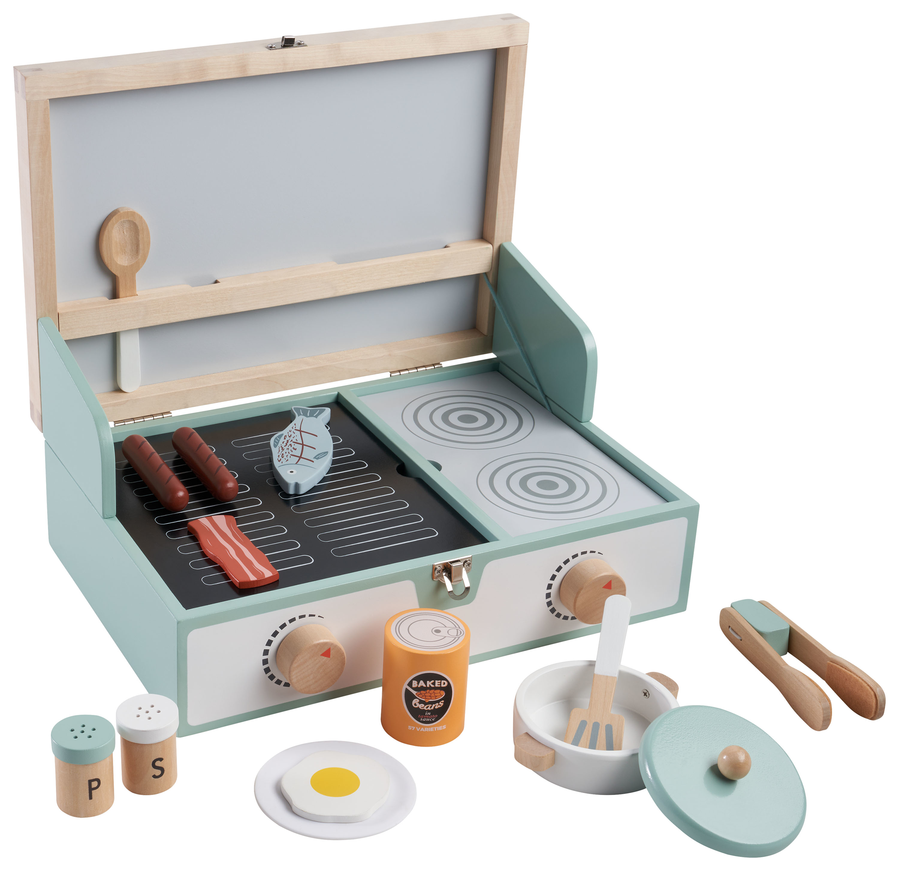 Bass Pro Shops Wooden Camp Stove Set for Kids