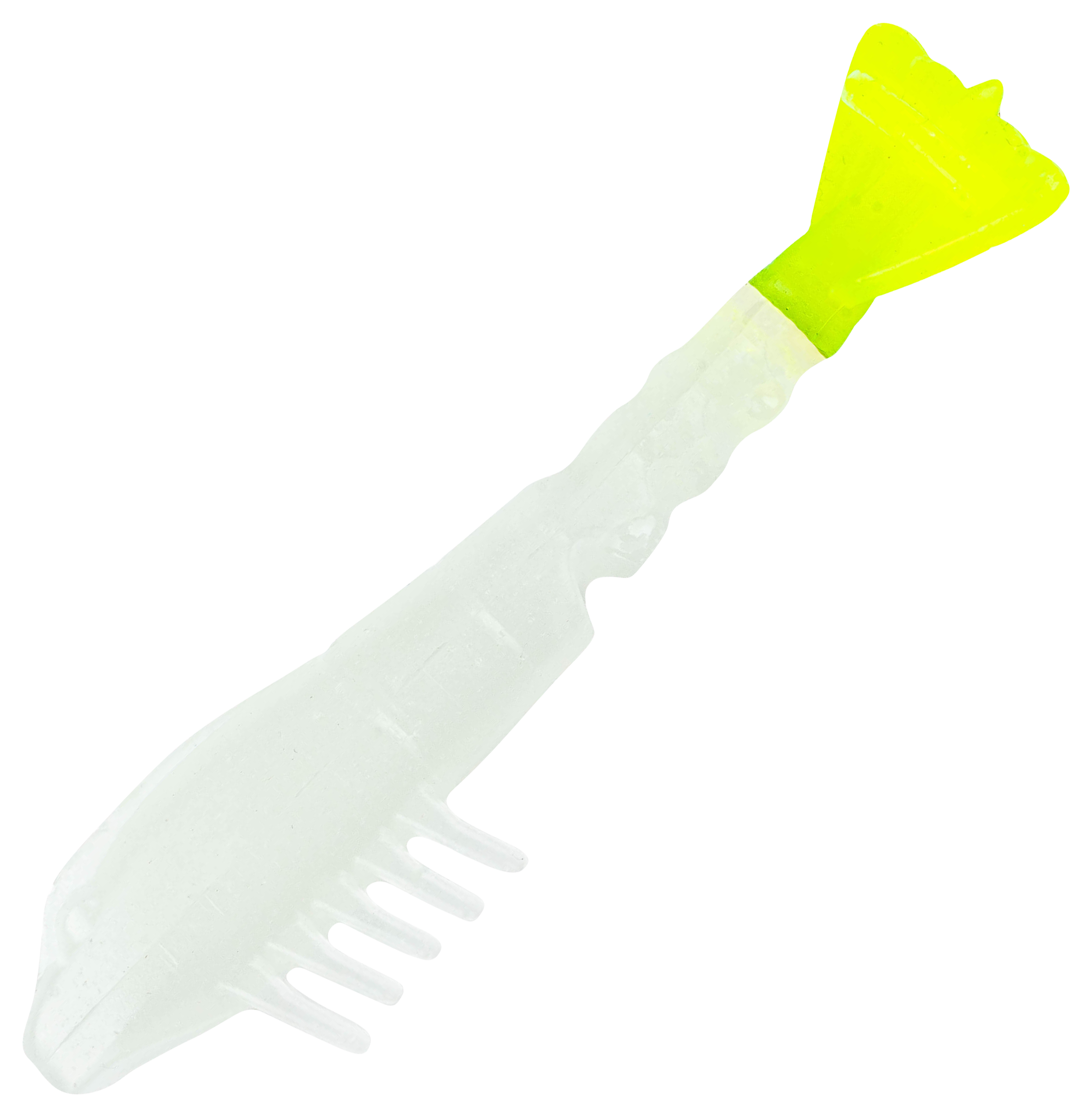 Image of NetBait BaitFuel Saltwater GO2 Shrimp - Glow Chartreuse - 3-1/2″ - 8 Pack