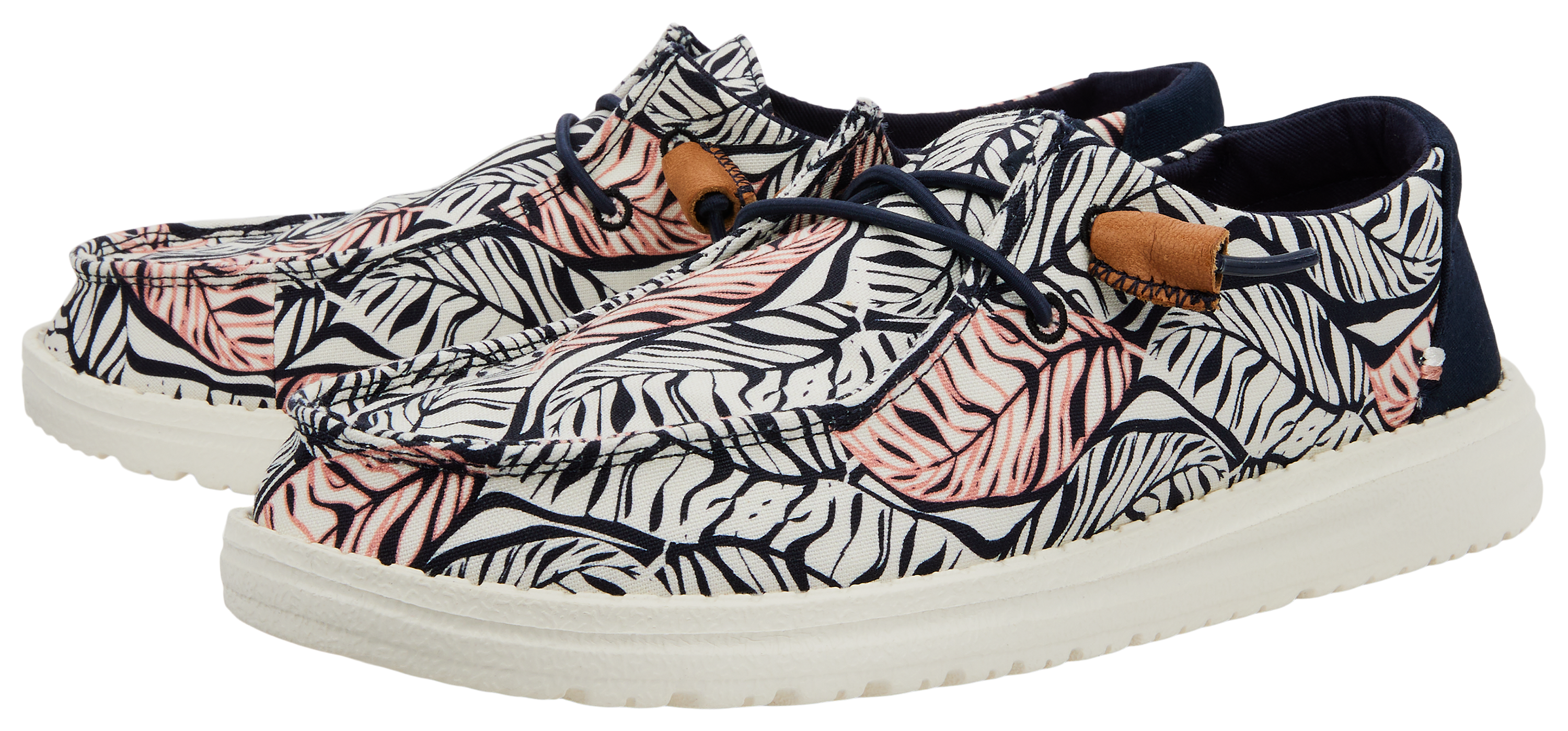 HEYDUDE Wendy Tropical Casual Shoes for Ladies - Navy - 11M