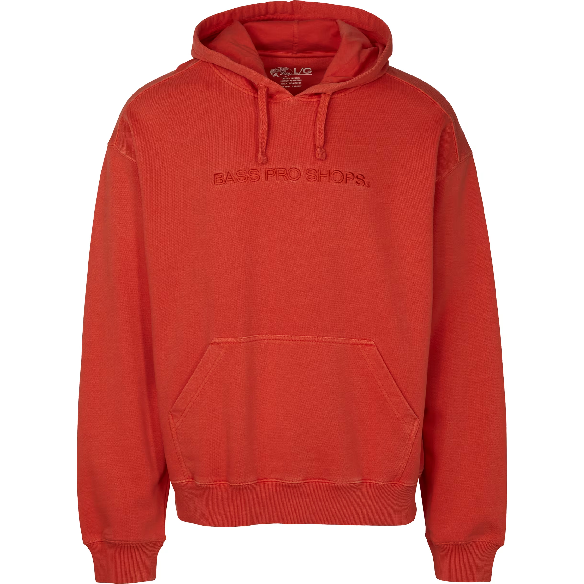 Bass Pro Shops Embroidered Hoodie for Men - Summer Fig - XL - Bass Pro Shops
