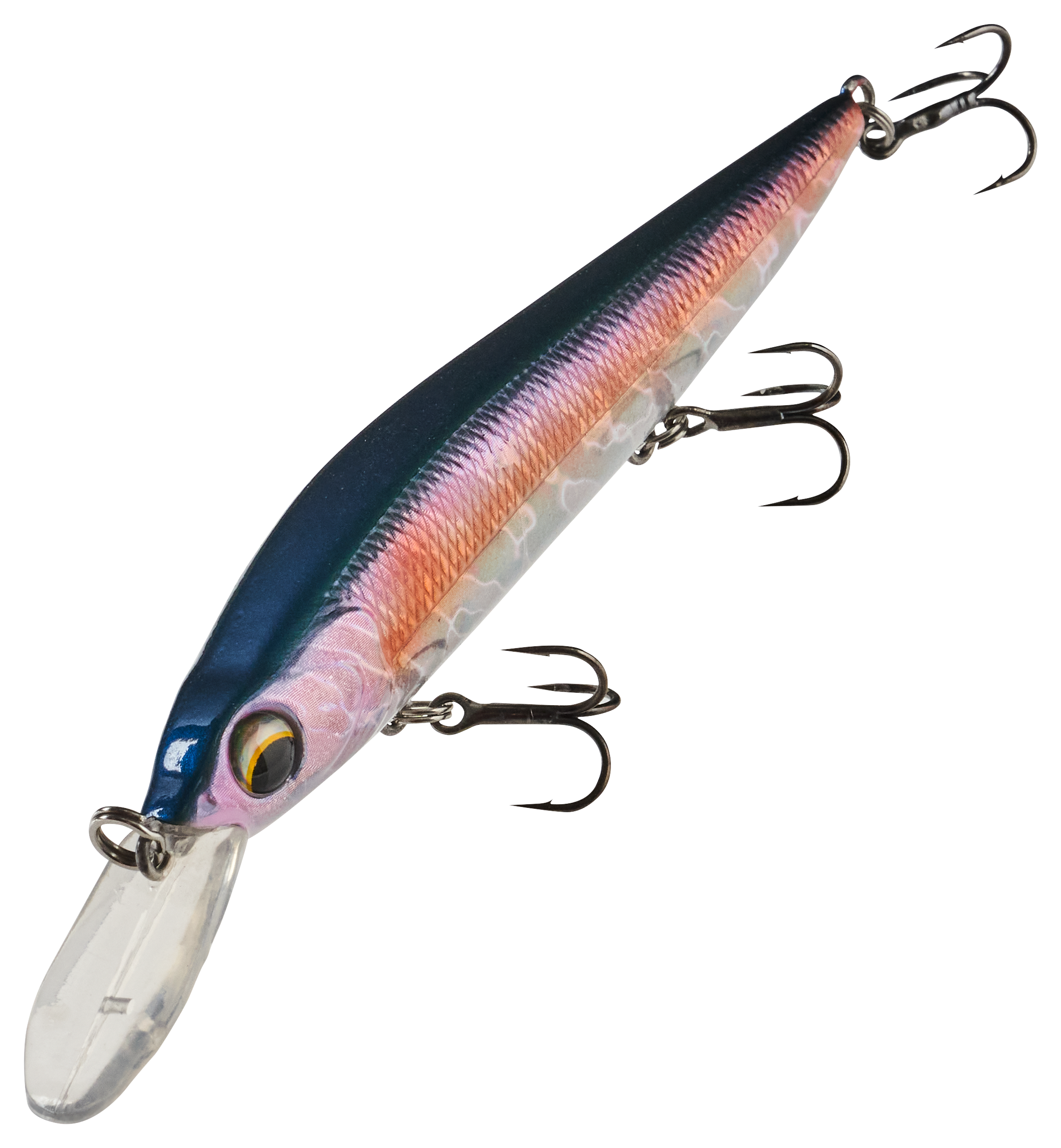 Image of Bass Pro Shops XPS Staredown Suspending Jerkbait - Vegas Lights - 3-7/8″ - Max Diving Depth - 7'