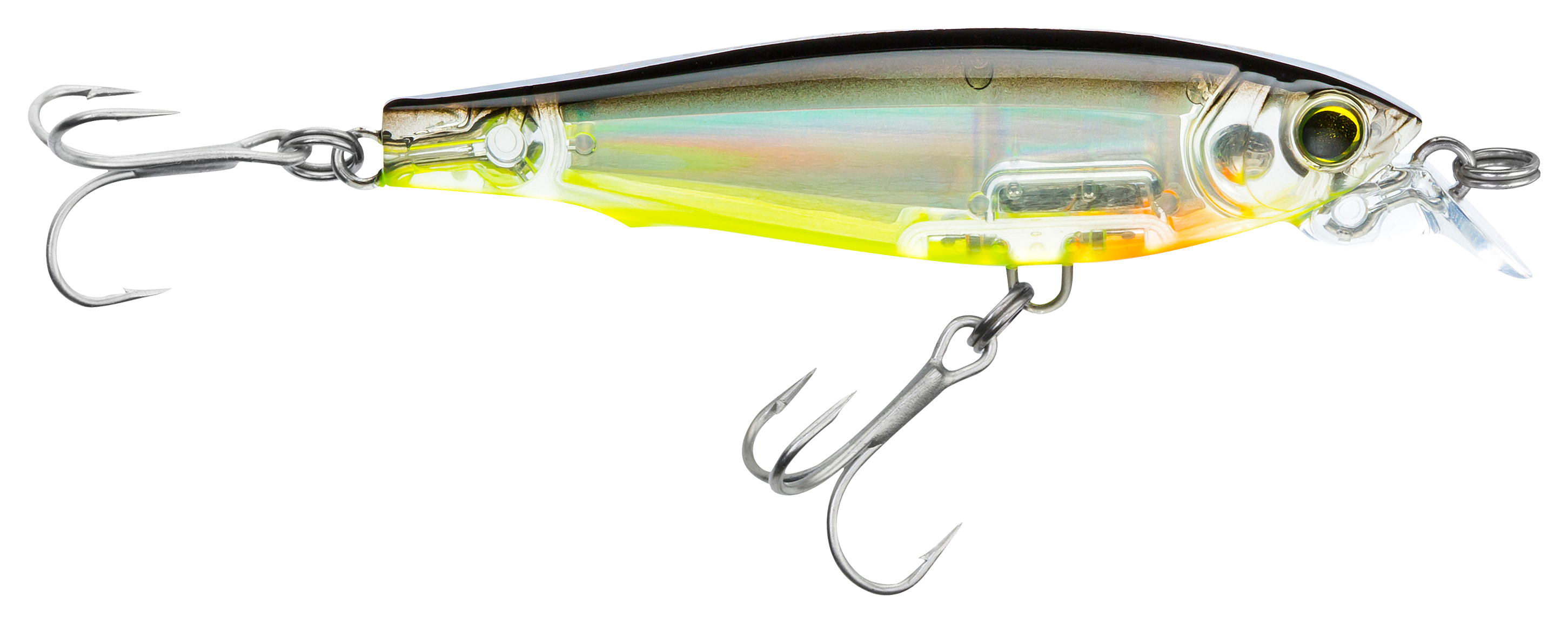 Image of Yo-Zuri 3D Inshore Fingerling - Black Silver Chartreuse - 2-3/4″ - 1/4 oz.