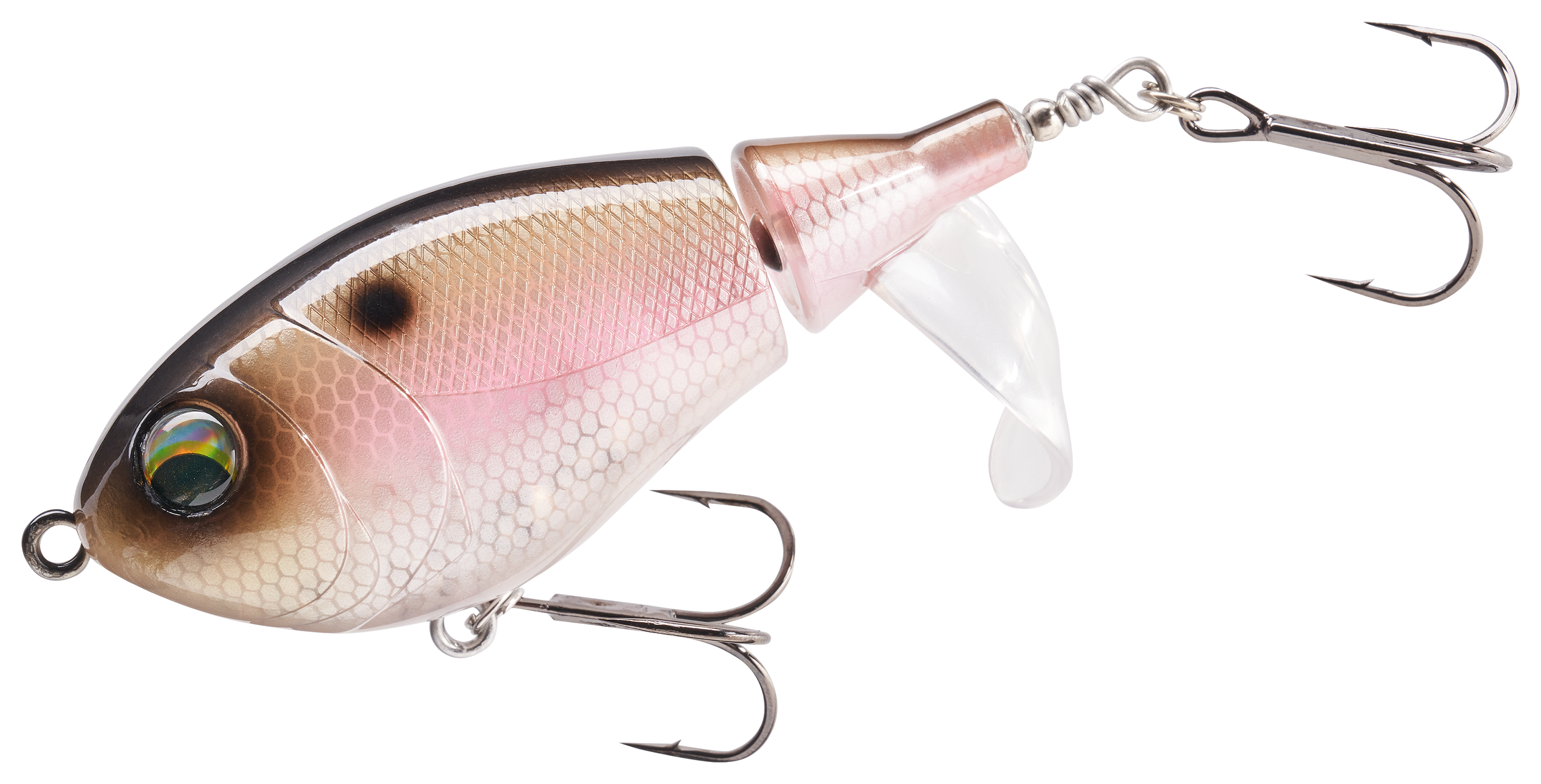 Image of Bass Pro Shops XPS Chaos Shad - Clearwater Shad - 3″ - 3/4 oz.