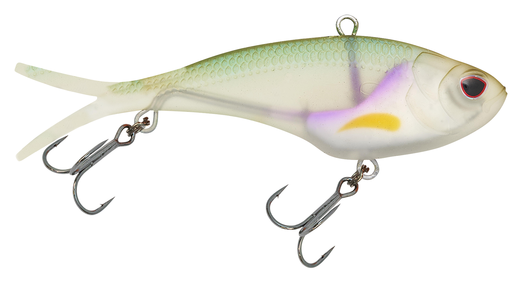 Image of Nomad Design Vertrex Max Vibe Freshwater Lipless Crankbait - Aqua Ghost - 3″