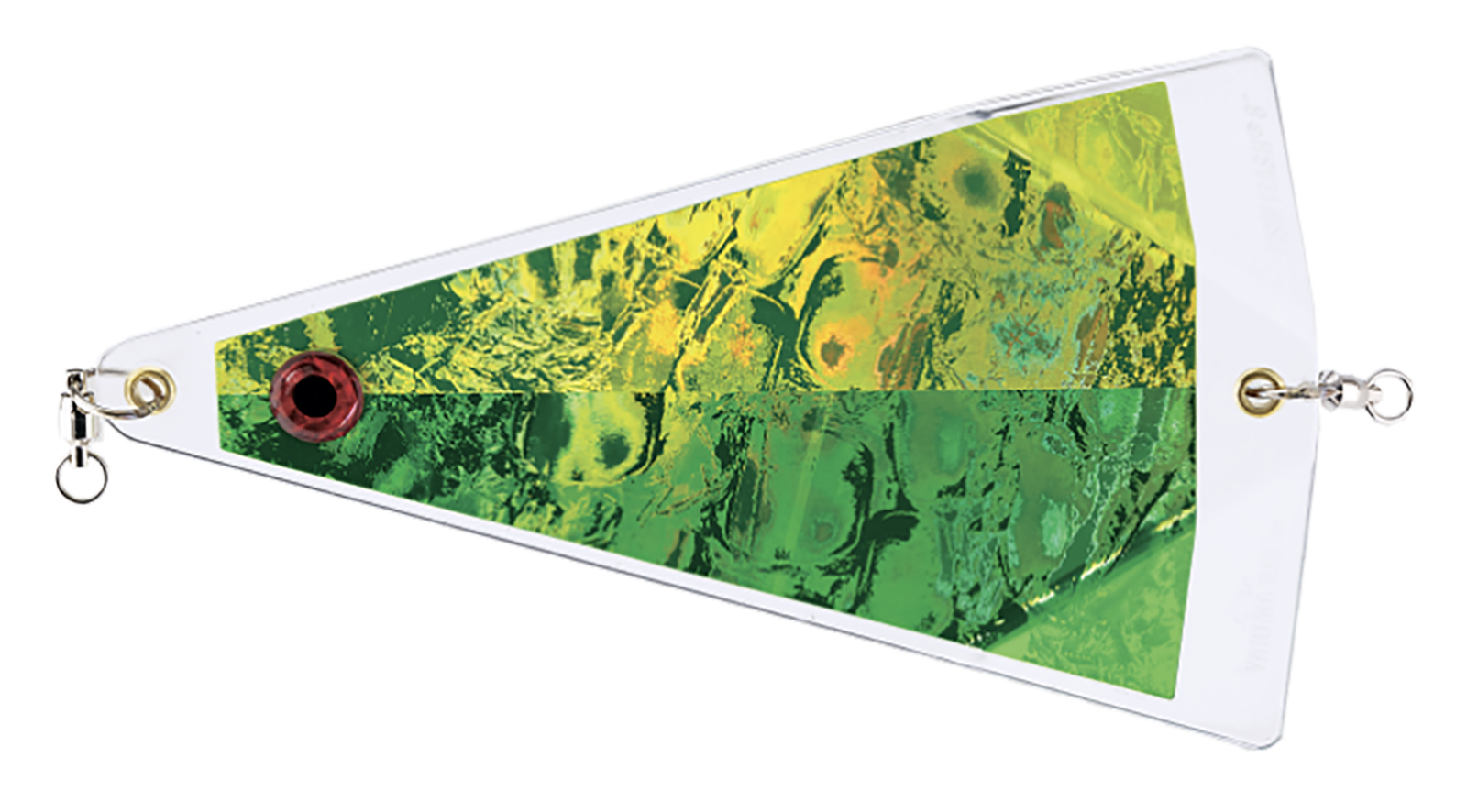 Image of Big Al's Fish Flash - Aurora Green/Aurora Chartreuse - 10″