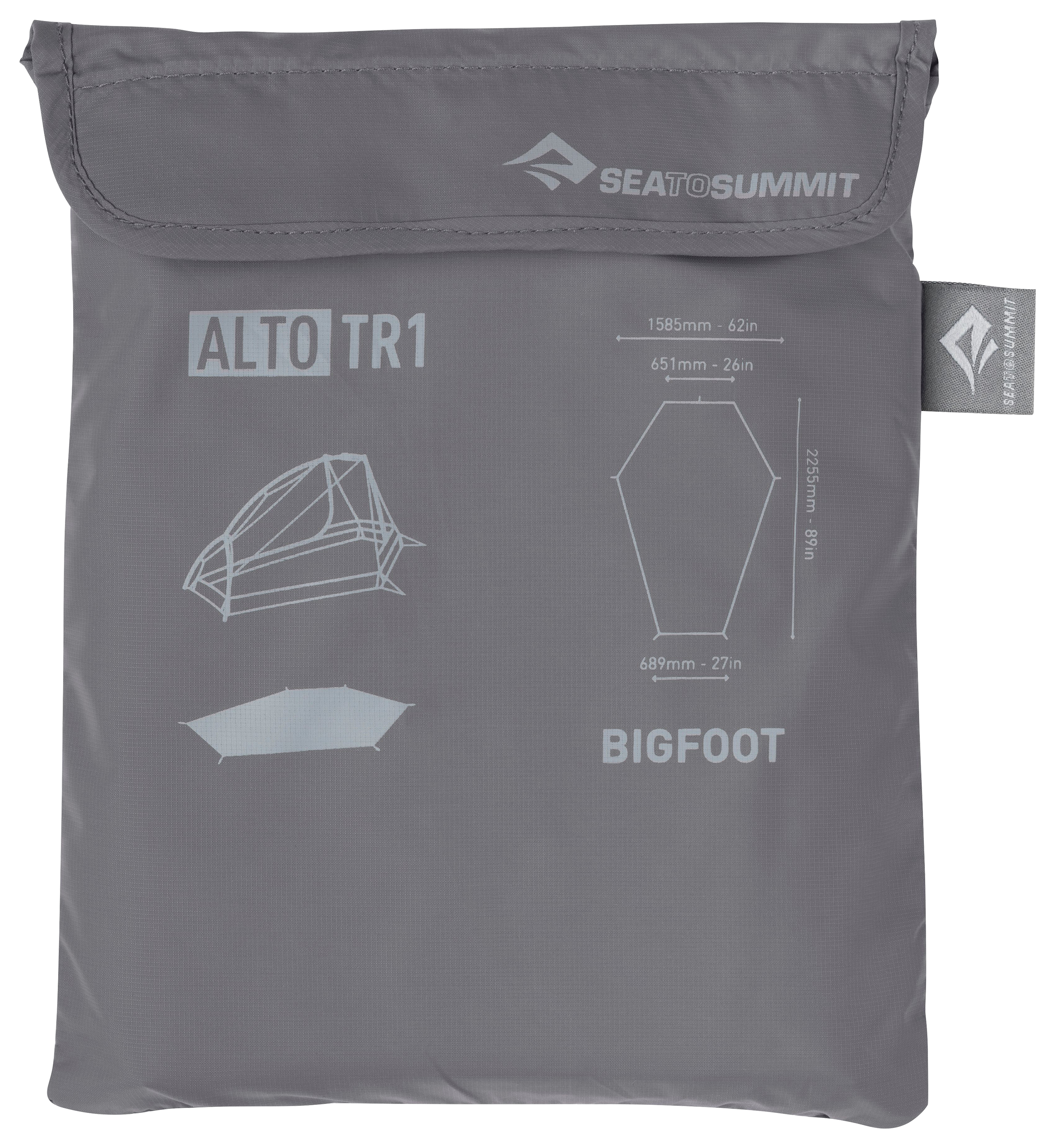 Image of Sea to Summit Alto BigFoot Footprint - 89″L x 65.5″W