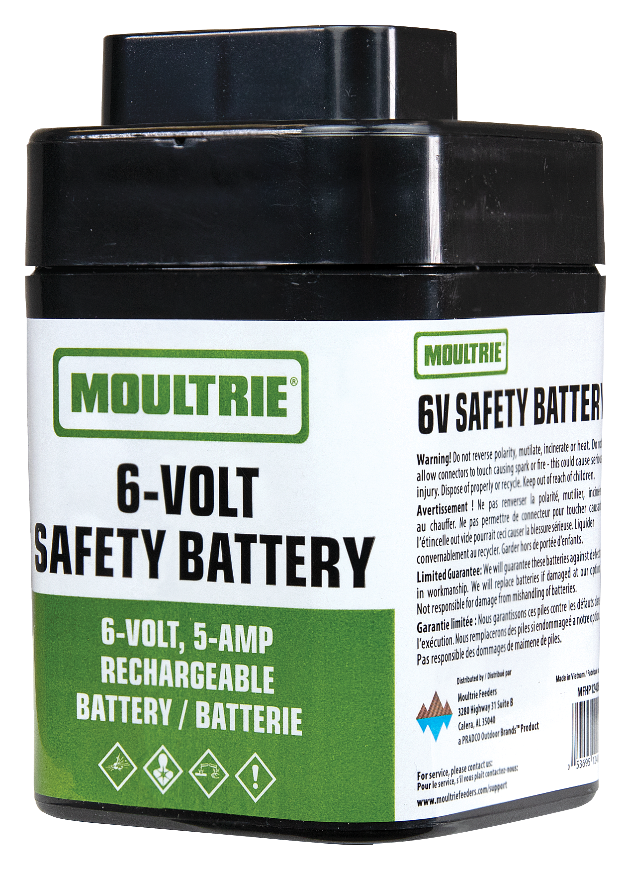 Moultrie 6V Safety Top Rechargeable Battery