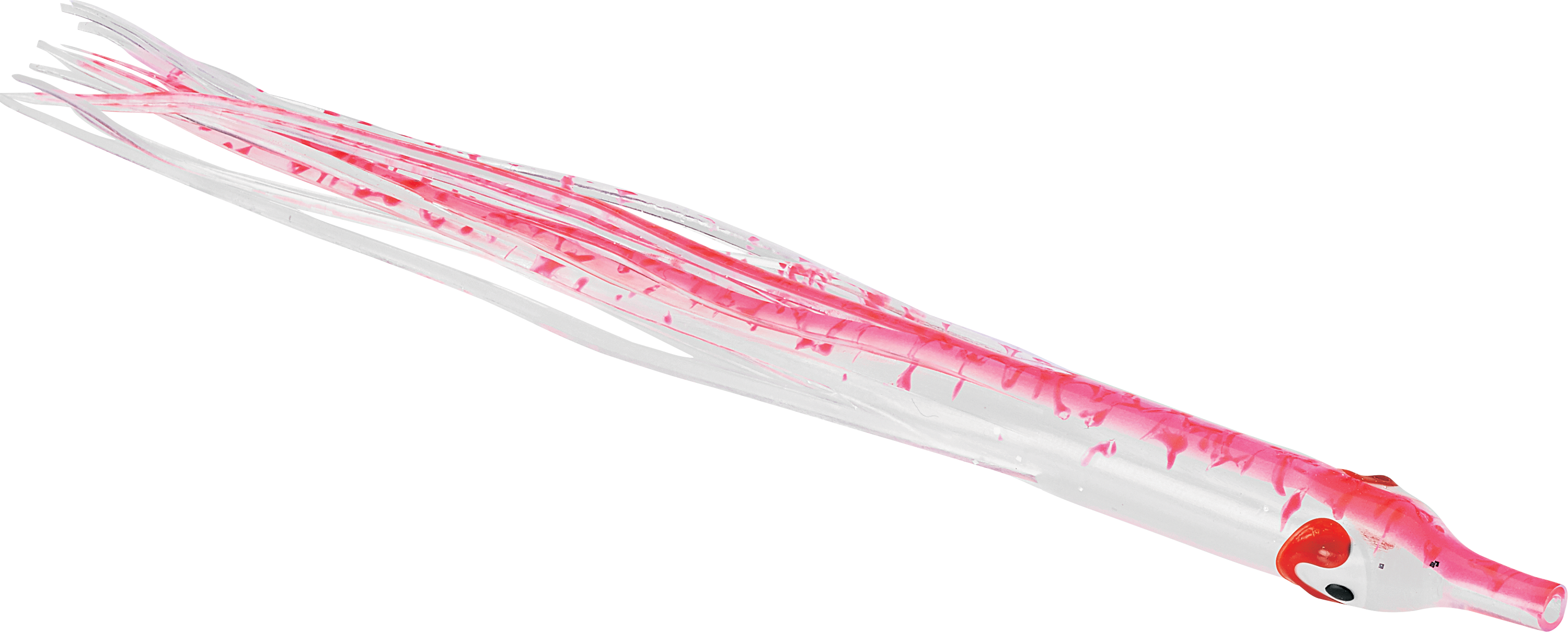 Image of Silver Horde Needlefish Squid - 4-1/4″ - UV Pink Splatter