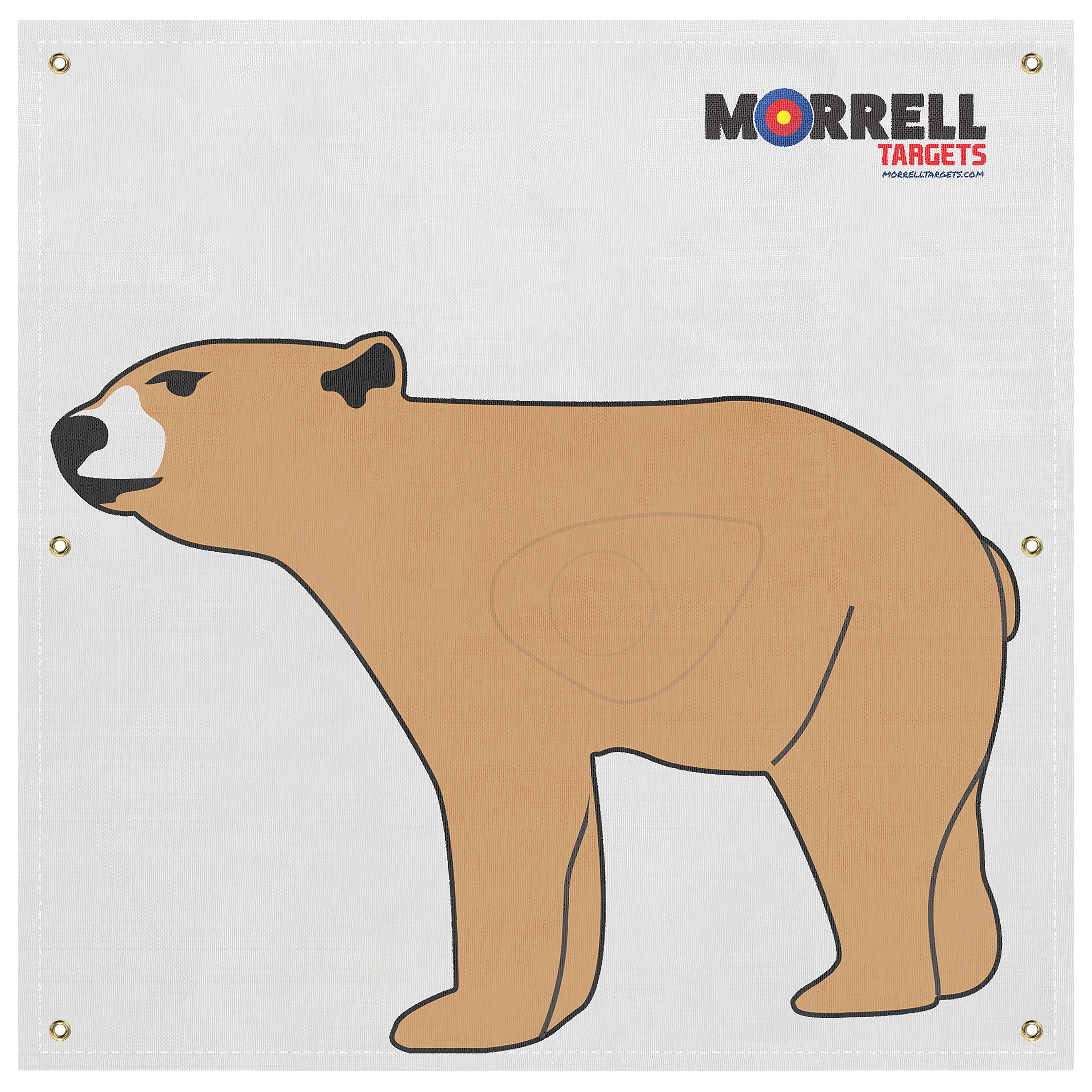 Morrell NASP-IBO Life-Size Bear Archery Target Face - Morrell