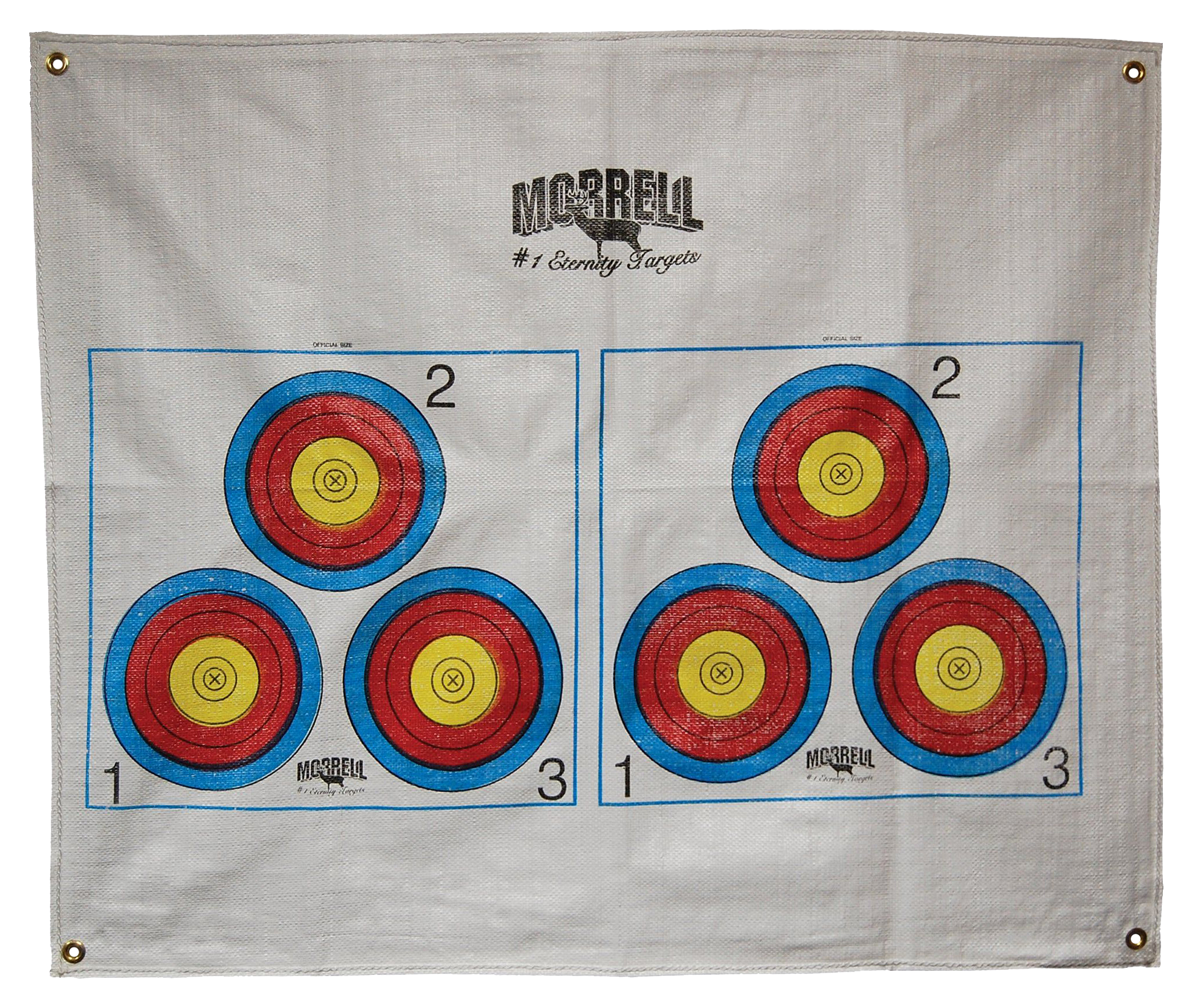 Morrell 3-Spot Polypropylene Archery Target Face - Morrell