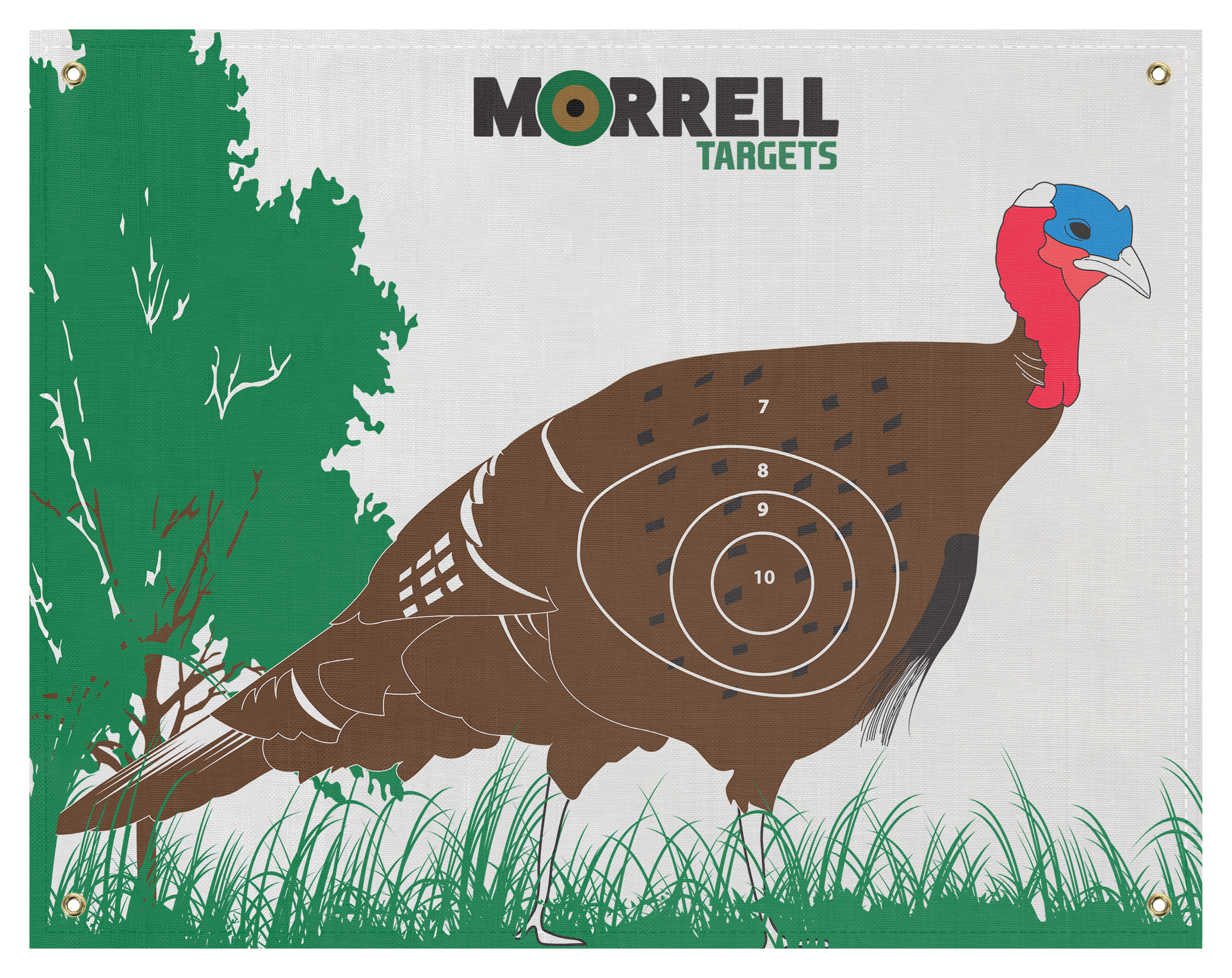 Morrell IBO/NASP Turkey Polypropylene Archery Target Face - Morrell