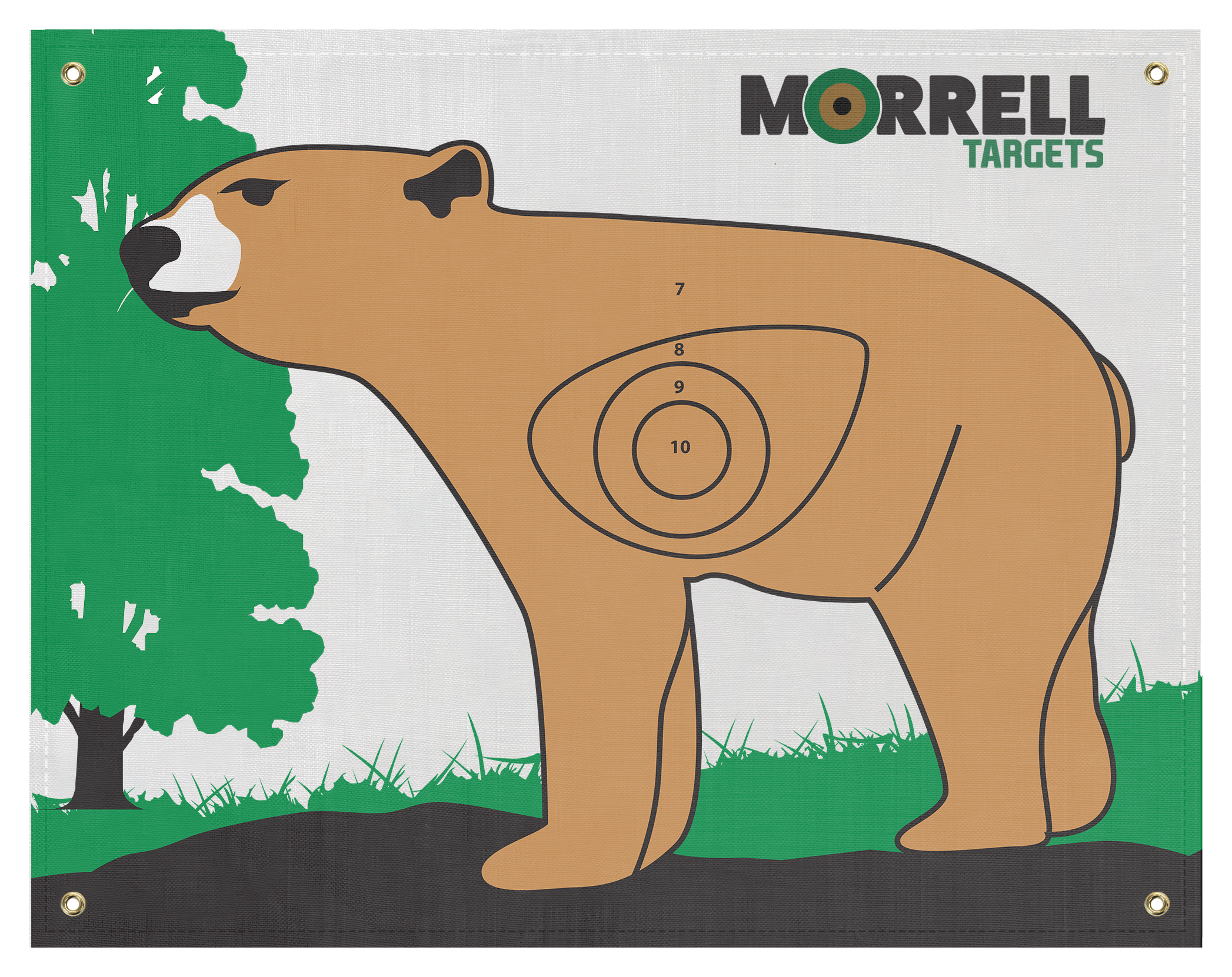 Morrell IBO/NASP Bear Polypropylene Archery Target Face - Morrell