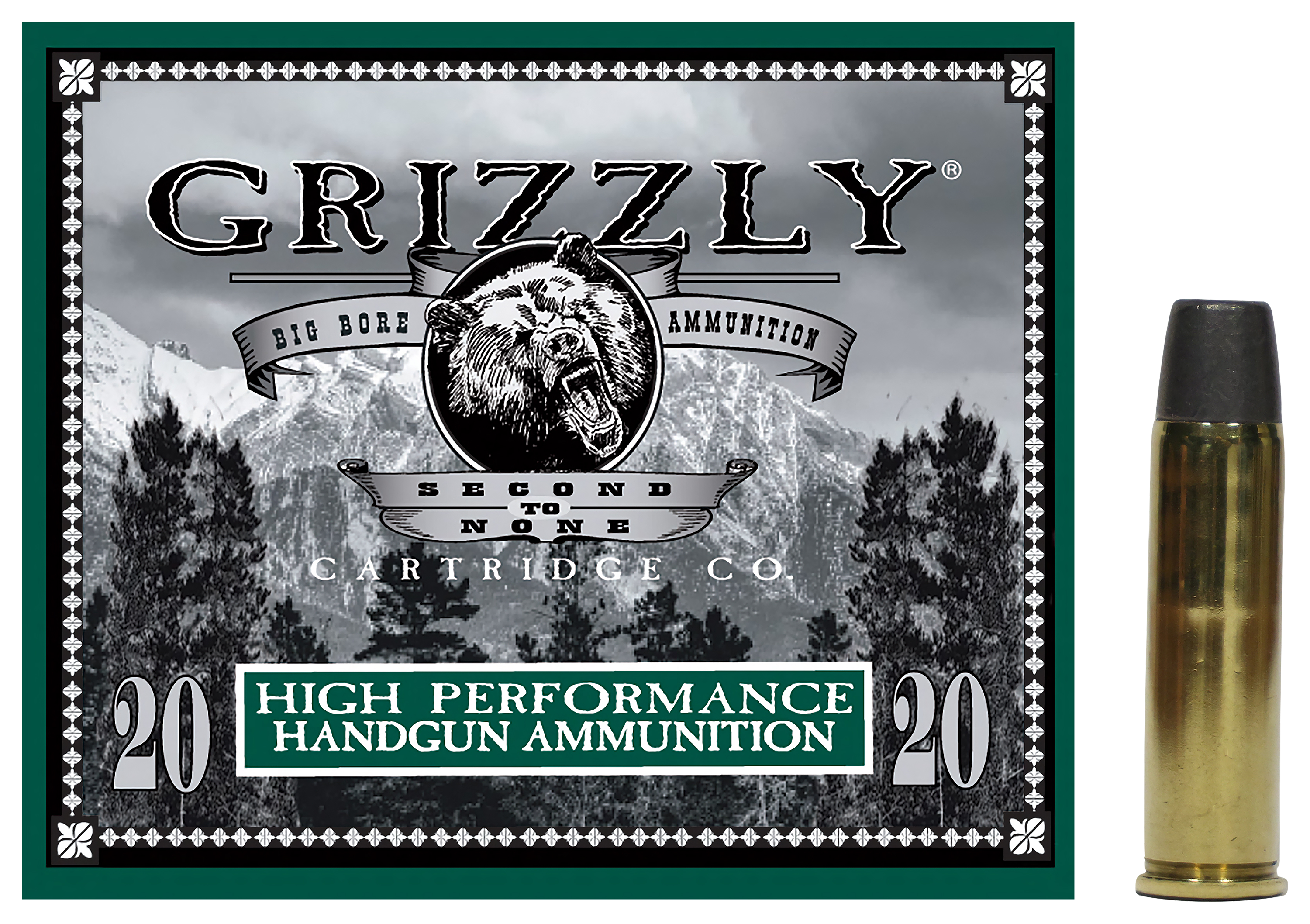 Image of Grizzly Ammunition .357 Magnum 200 Grain Handgun Ammo