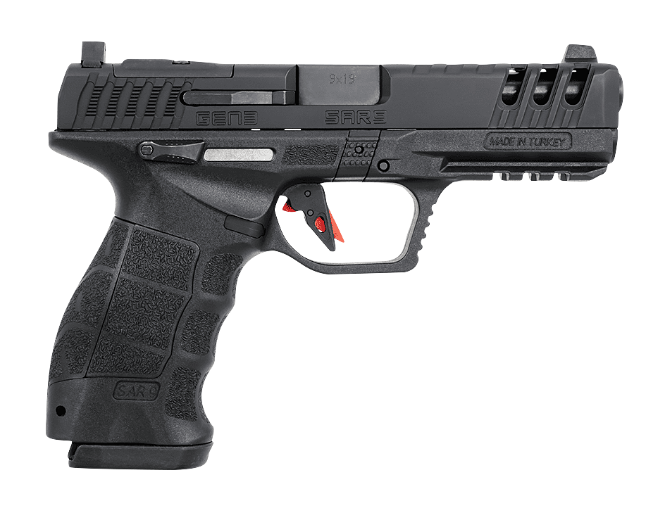 SAR USA SAR9 Gen3 SemiAuto Pistol  9mm  Black