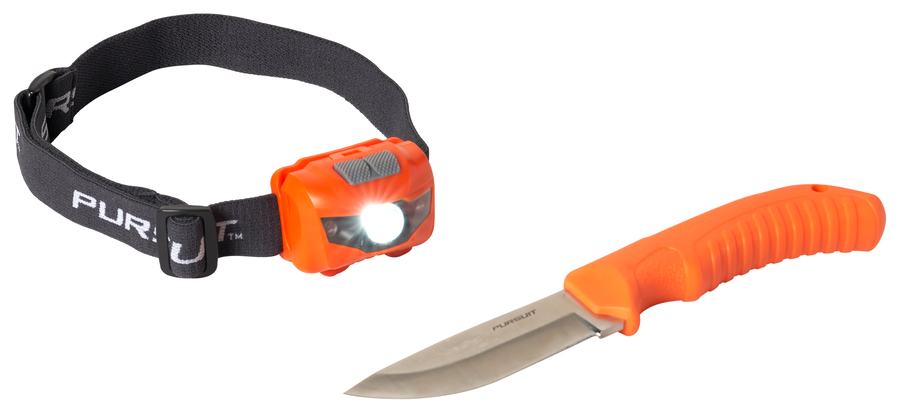 Pursuit Fixed-Blade Hunting Knife and Headlamp Combo - Pursuit