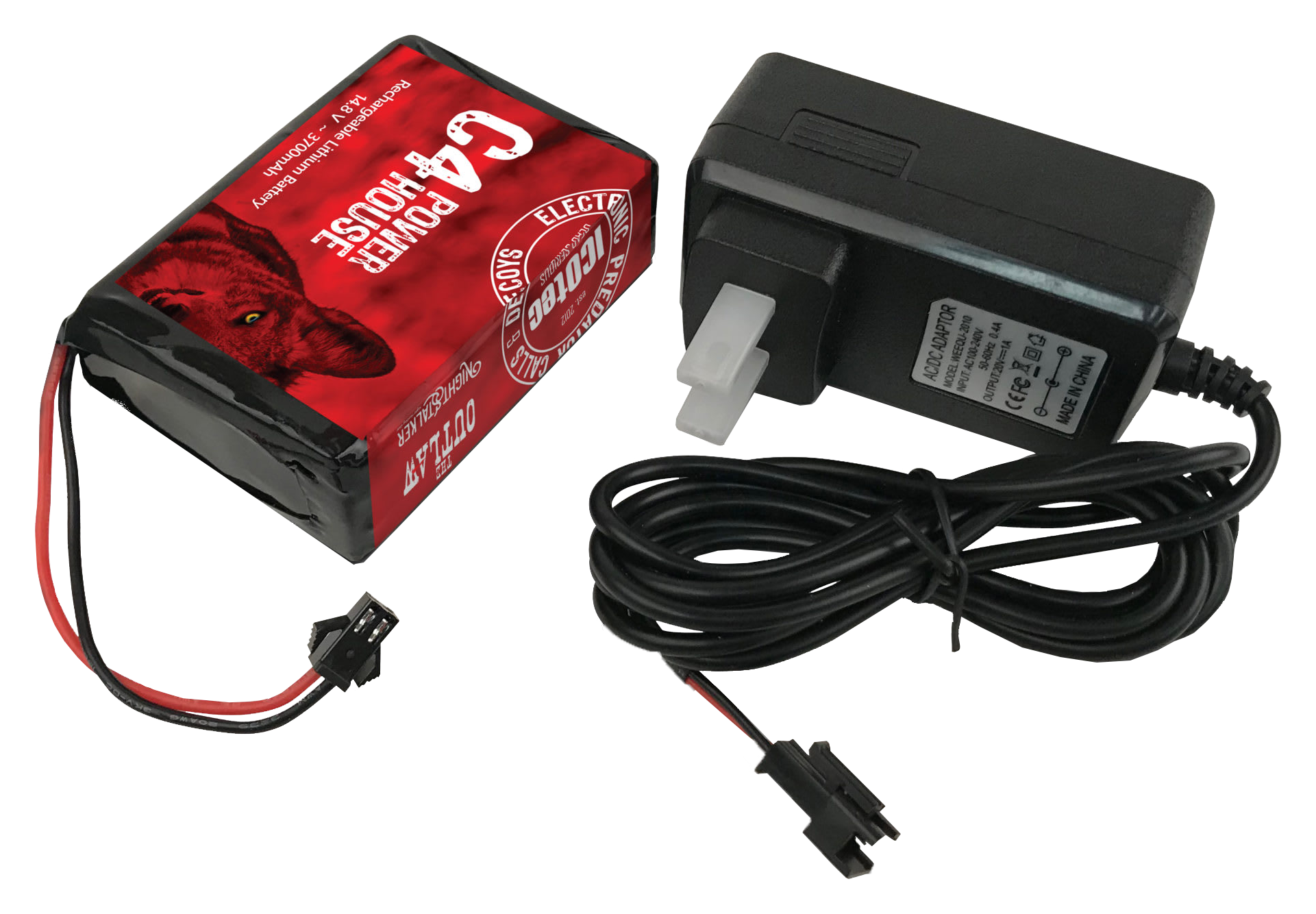 ICOtec C4 Power House Rechargeable Lithium Battery Kit