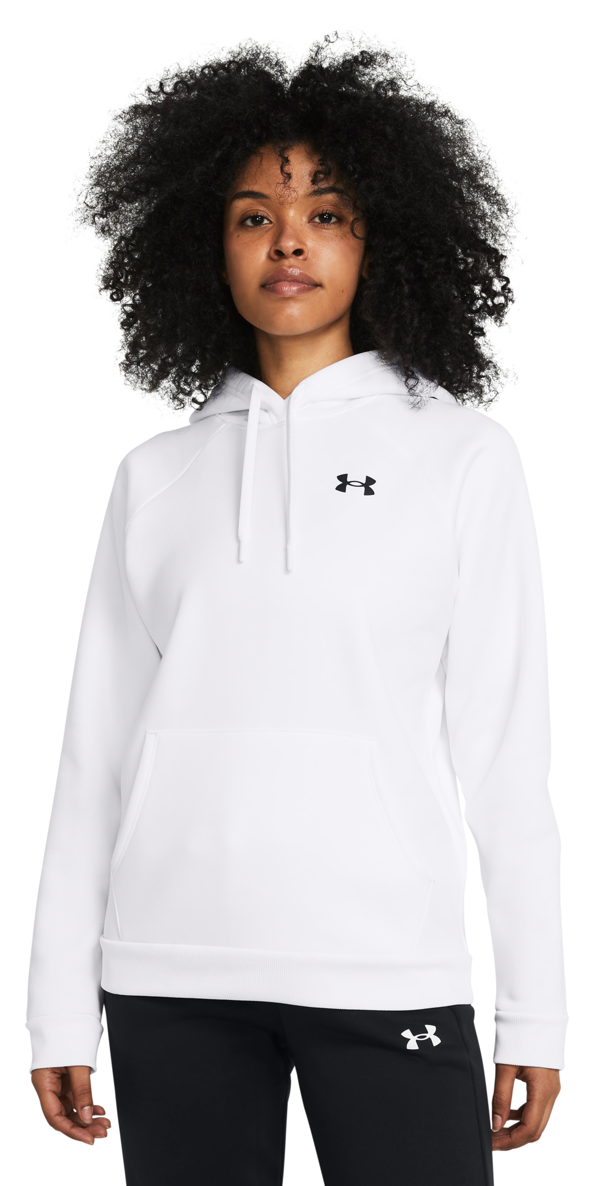 Under Armour Fleece Long-Sleeve Hoodie for Ladies - White - M