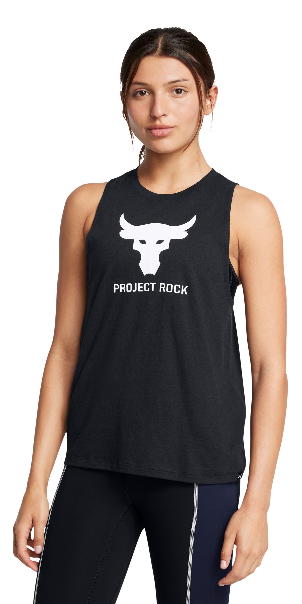 Under Armour Project Rock Sportstyle Tank Top for Ladies - Black - M