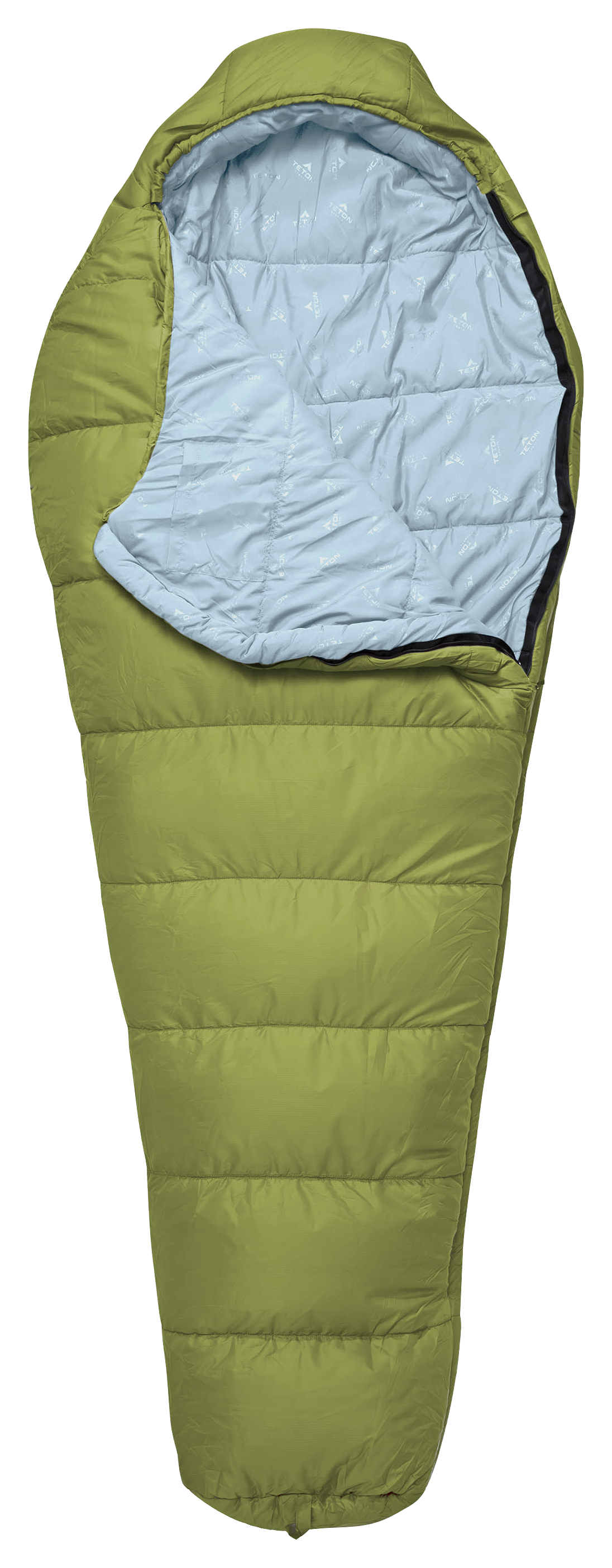 Image of TETON Sports LEEF 0F Mummy Sleeping Bag - Regular - Moss/Sky