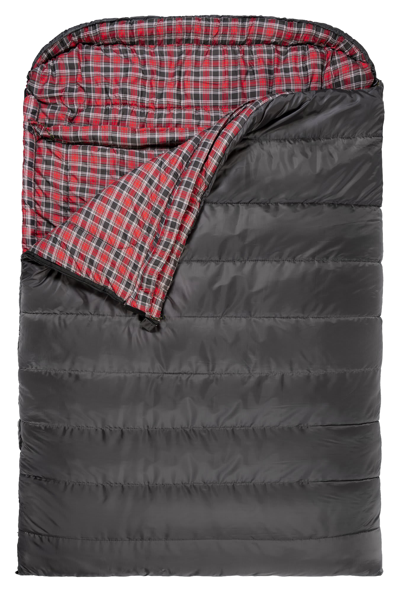 TETON Sports Mammoth 20F Double Sleeping Bag - Grey/Red - TETON Sports