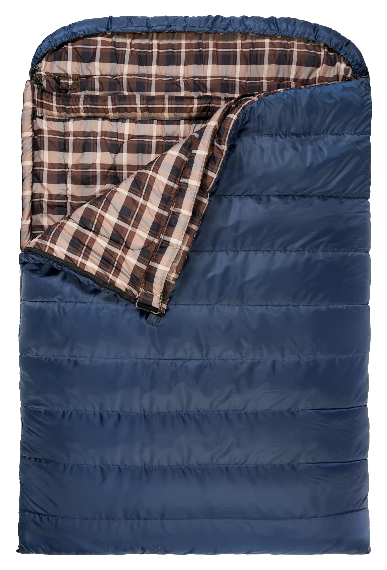 TETON Sports Mammoth 20F Double Sleeping Bag - Blue Plaid - TETON Sports