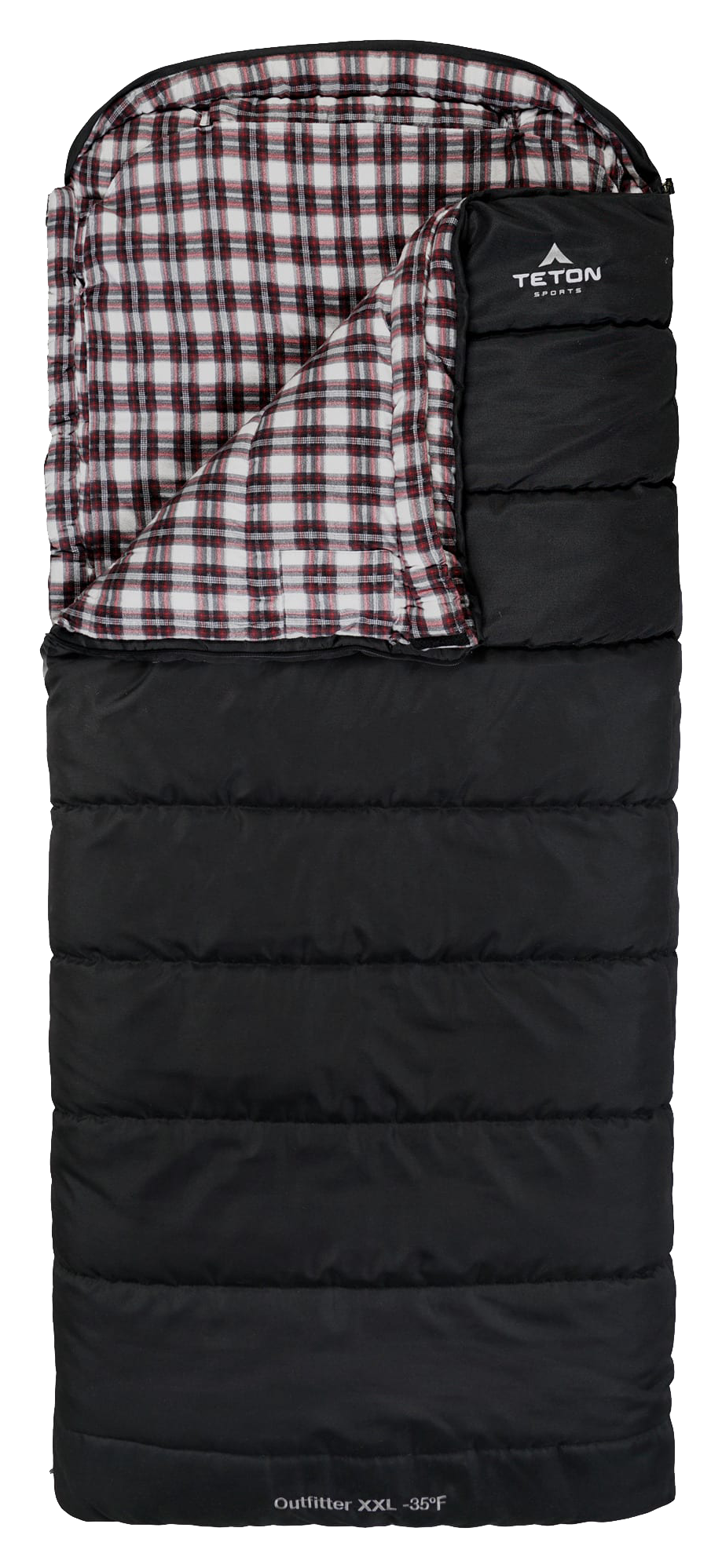 Image of TETON Sports Outfitter XXL -35F Canvas Sleeping Bag - Right Zipper