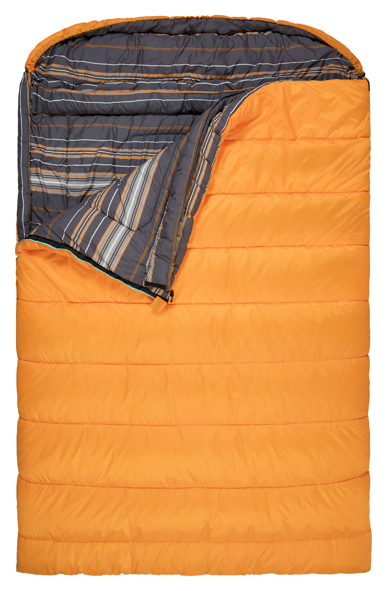 TETON Sports Mammoth 0F Double Sleeping Bag - Orange/Grey - TETON Sports