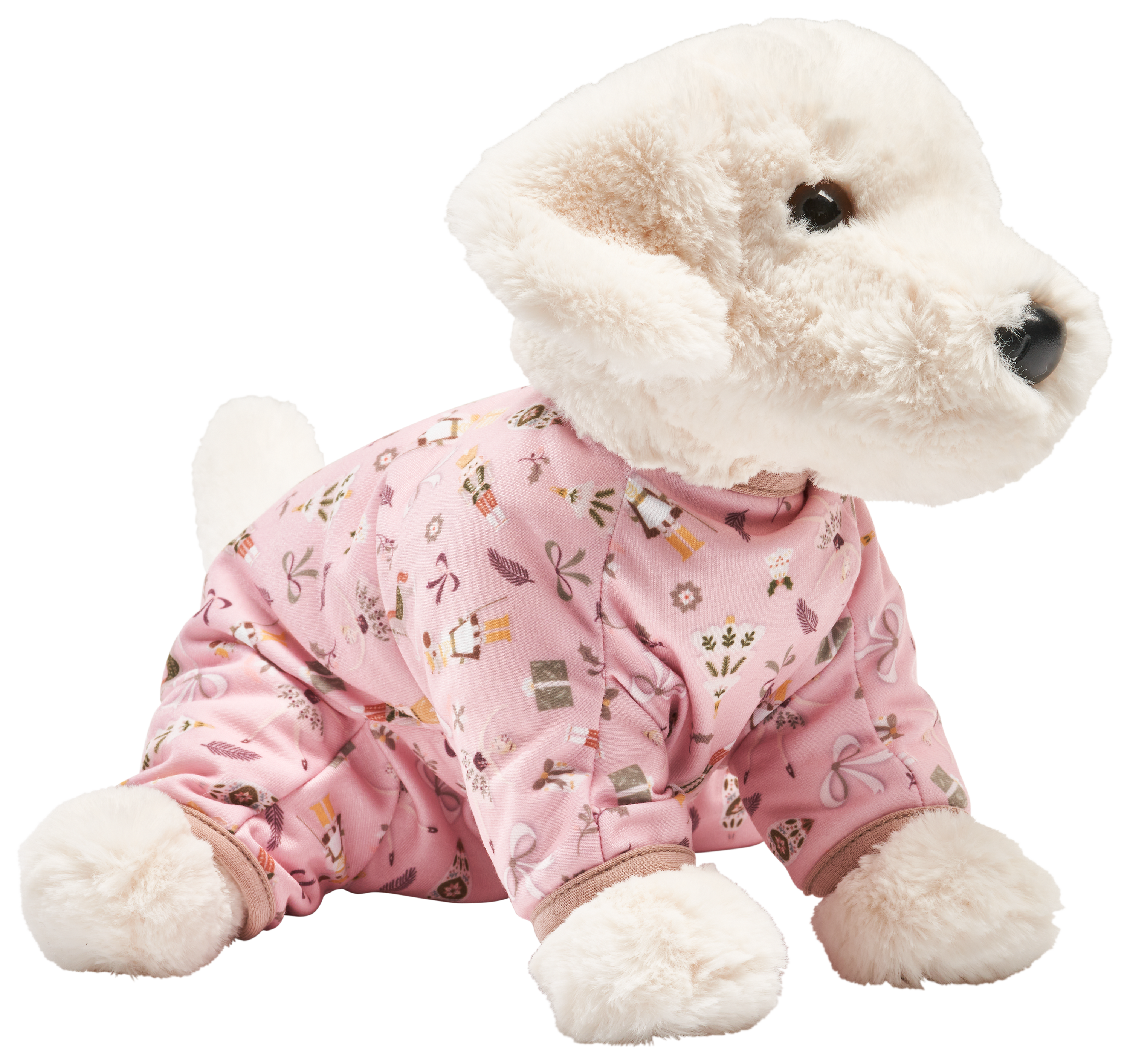 Bass Pro Shops Plush Stuffed Lab Pup with Nutcracker Pajamas