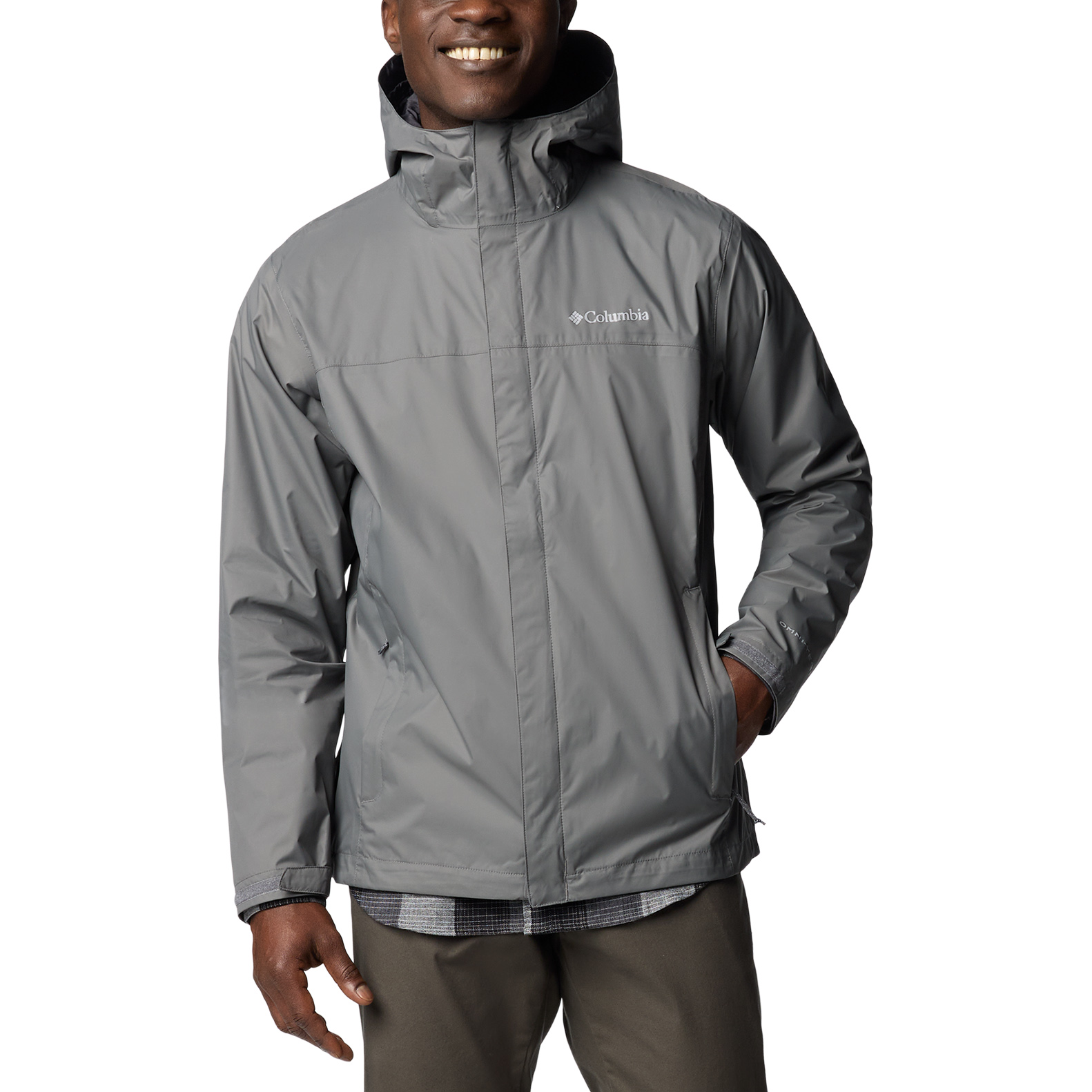 Columbia Watertight II Rain Jacket for Men - City Grey - M