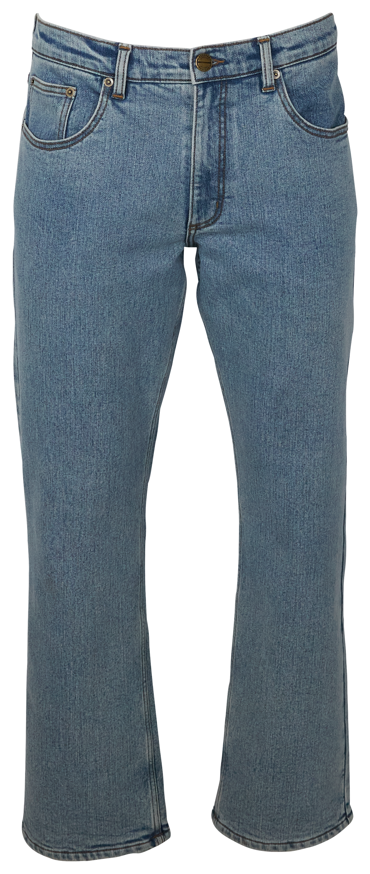 Image of RedHead Relaxed Fleece-Lined Denim Jeans for Men - Light Wash - 32x32