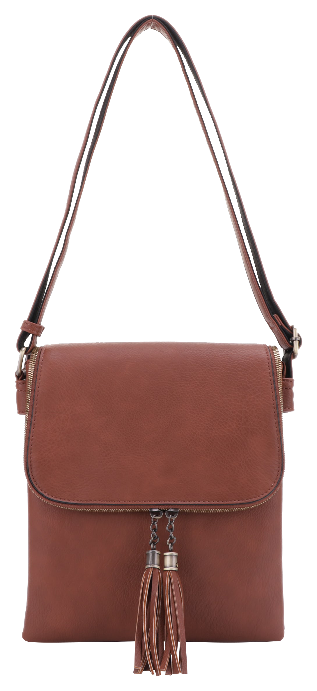 Jessie &James Handbags Ella Concealed-Carry Lock-and-Key Crossbody Bag - Brown - Jessie & James Handbags