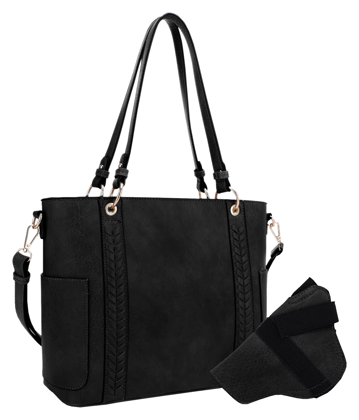 Jessie &James Handbags Austin Concealed-Carry Tote Handbag - Black - Jessie & James Handbags