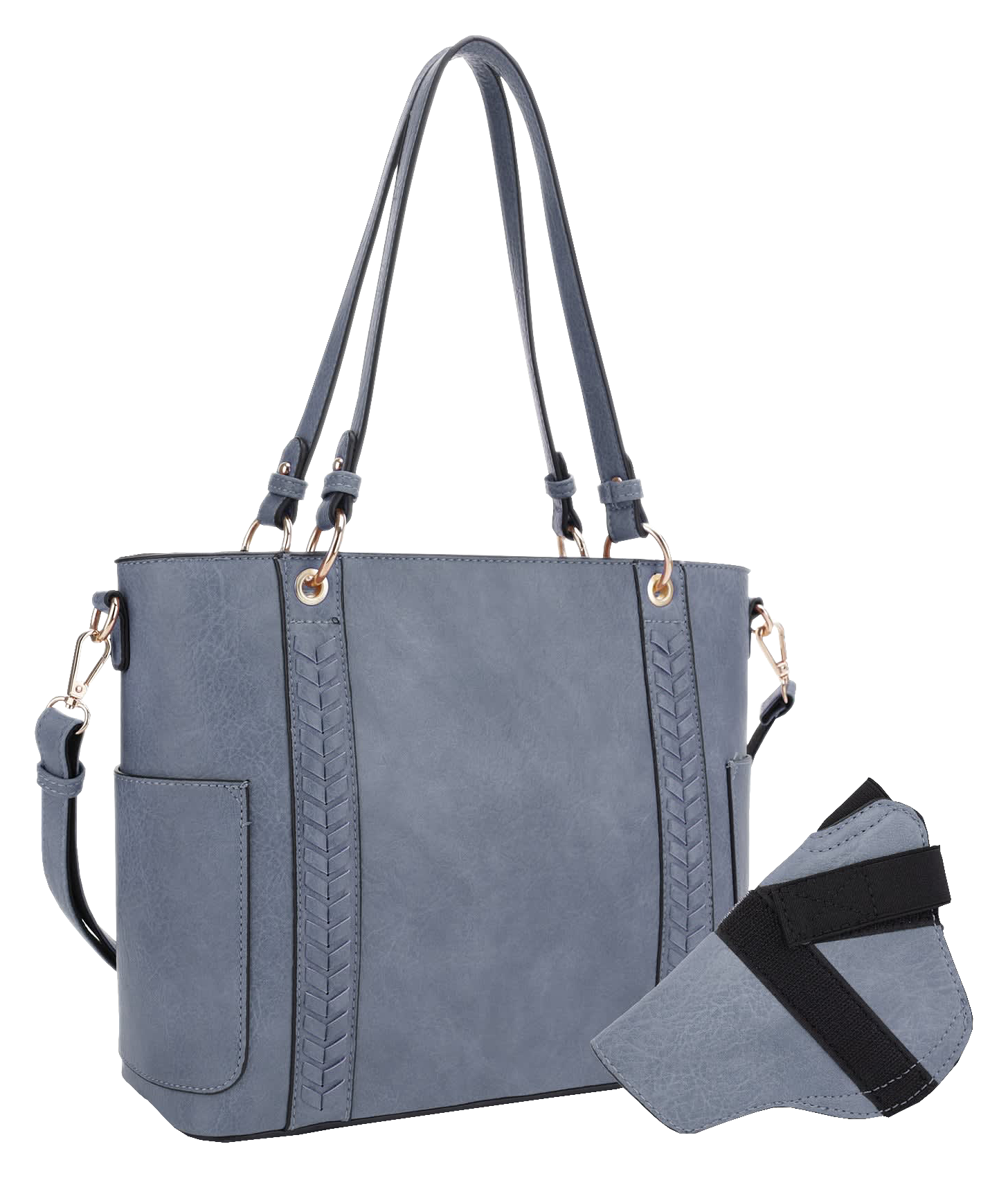 Jessie &James Handbags Austin Concealed-Carry Tote Handbag - Blue - Jessie & James Handbags