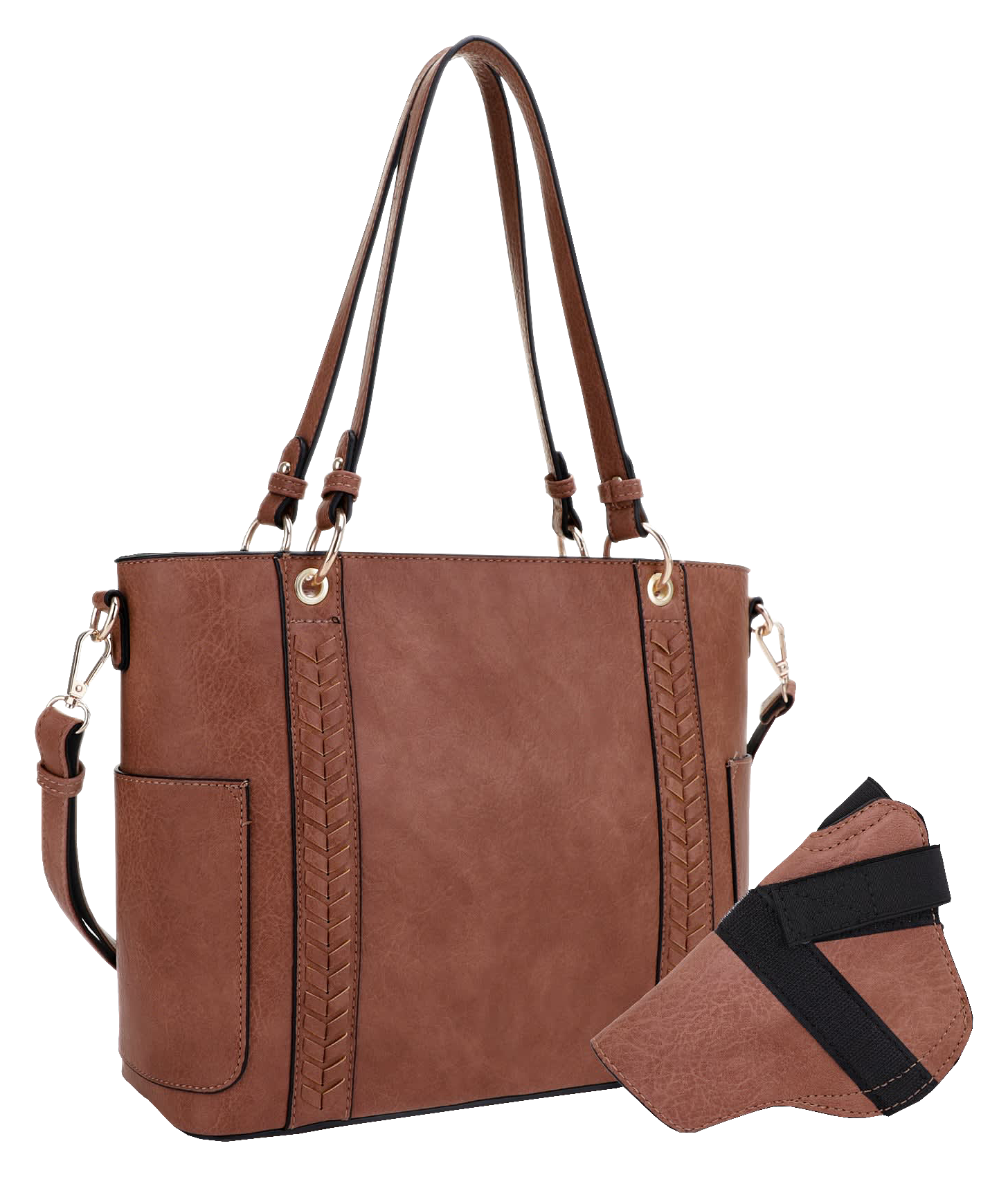 Jessie &James Handbags Austin Concealed-Carry Tote Handbag - Tan - Jessie & James Handbags