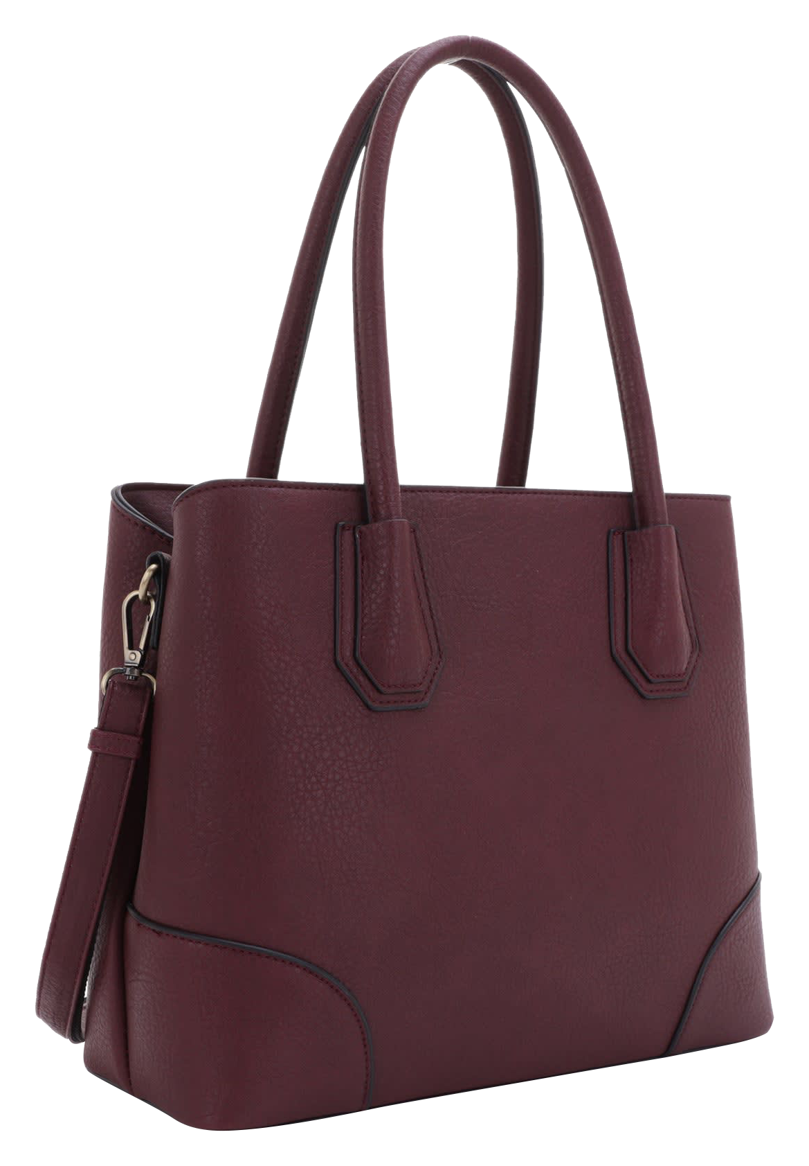 Jessie &James Handbags Lisa Concealed-Carry Satchel Handbag - Wine - Jessie & James Handbags