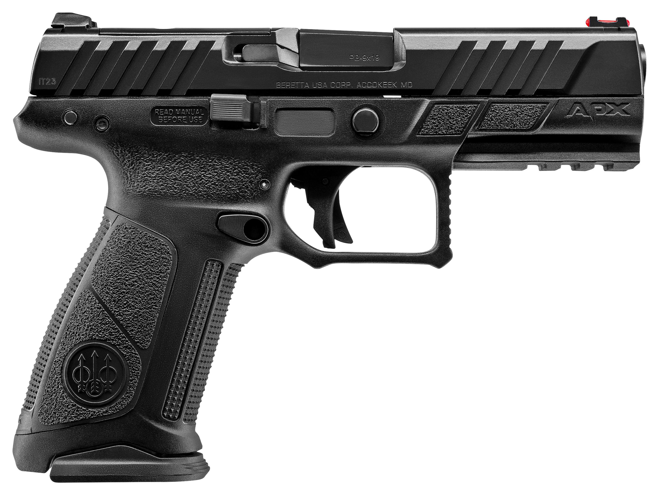 Beretta APXA1 FullSize SemiAuto Pistol with FiberOptic Front Sight  9mm  17  1