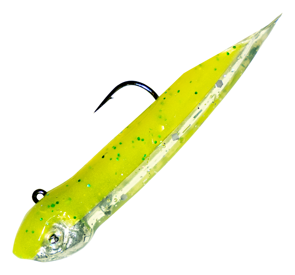 Image of The Original Hookup Baits - Glow Green - 2″ - 1/16 oz.